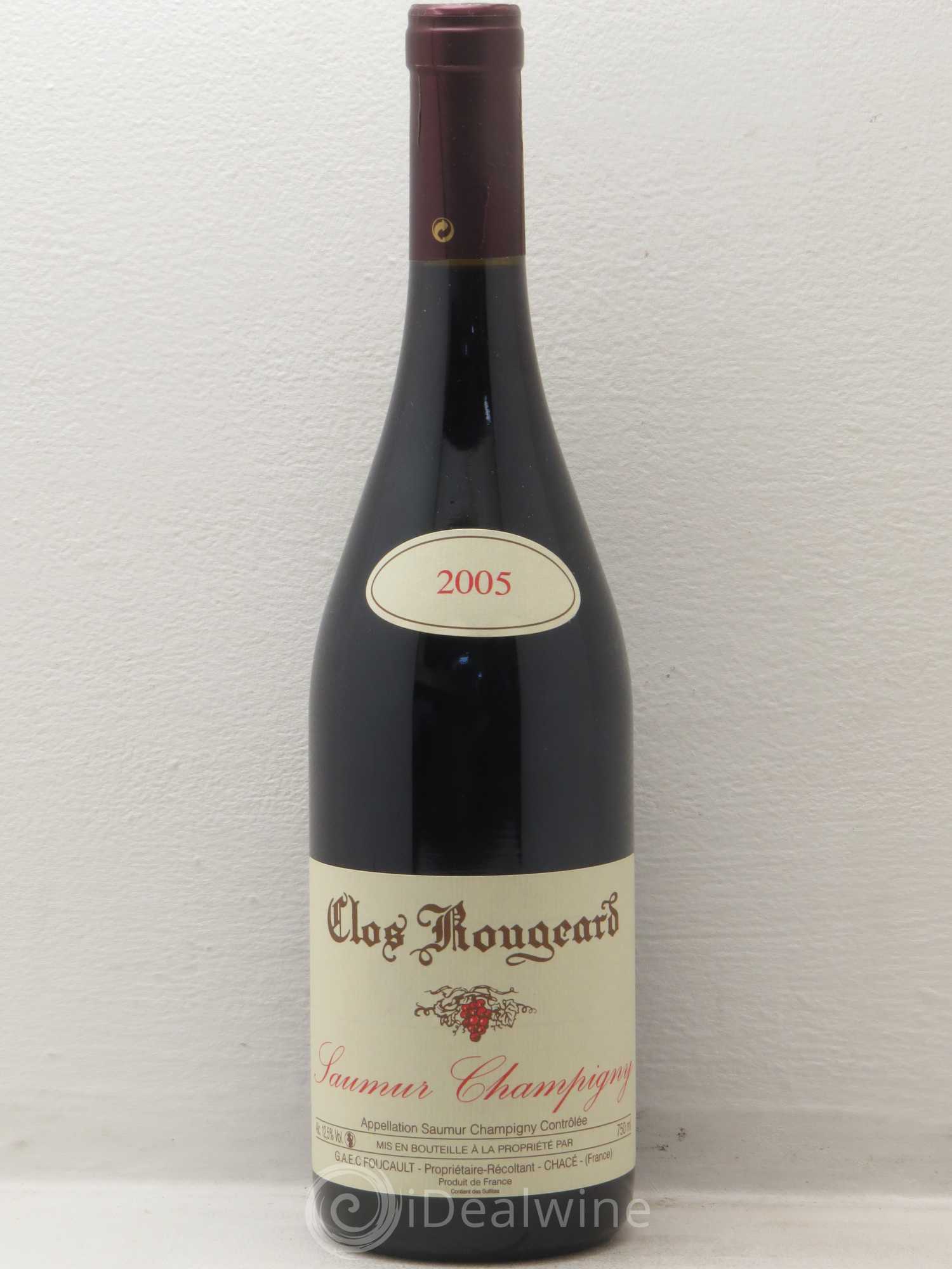 Saumur-Champigny Clos Rougeard 2005 - Lot de 1 bouteille - 0