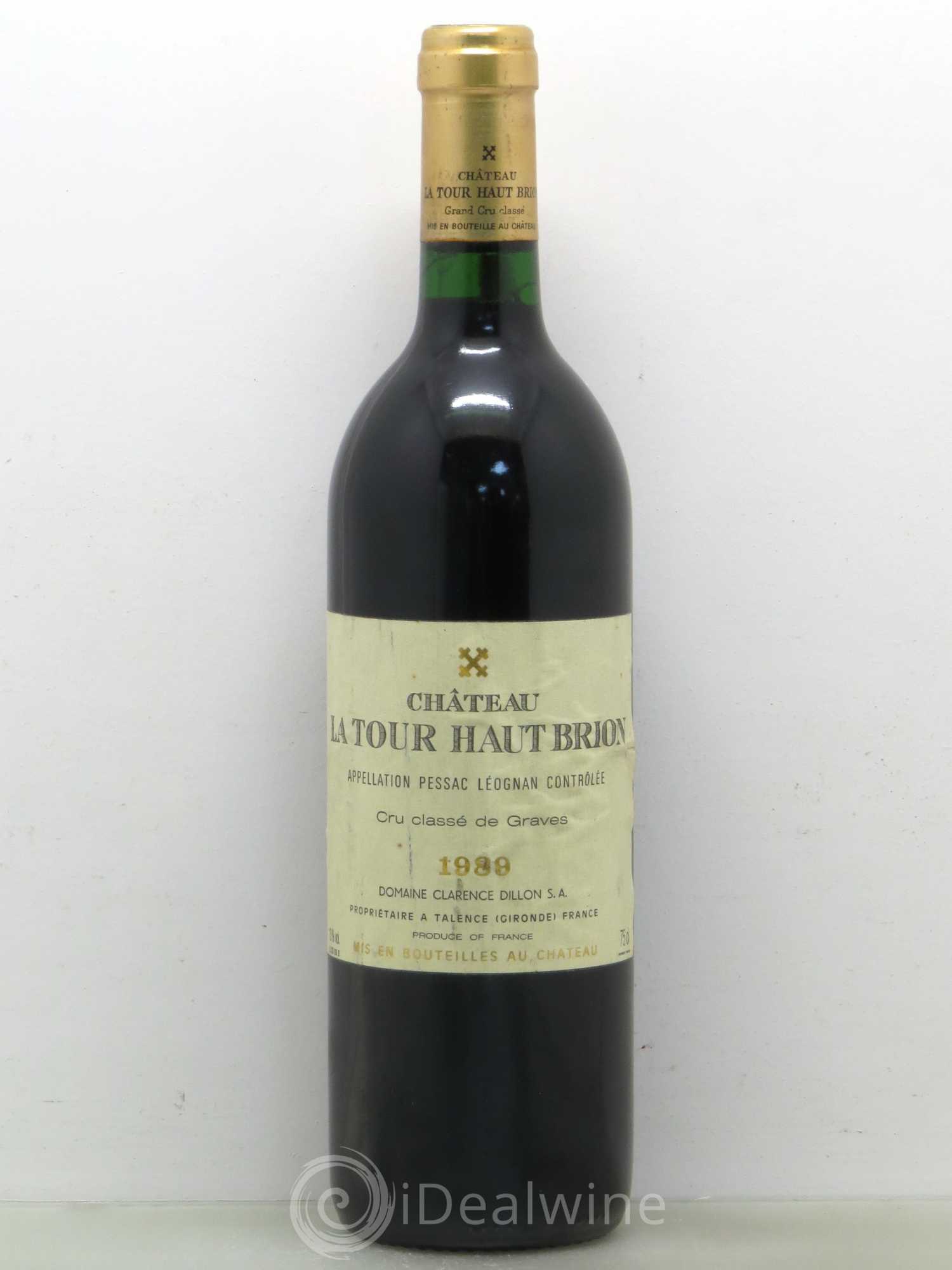Château la Tour Haut-Brion Cru Classé de Graves 1989 - Lot de 1 bouteille - 0