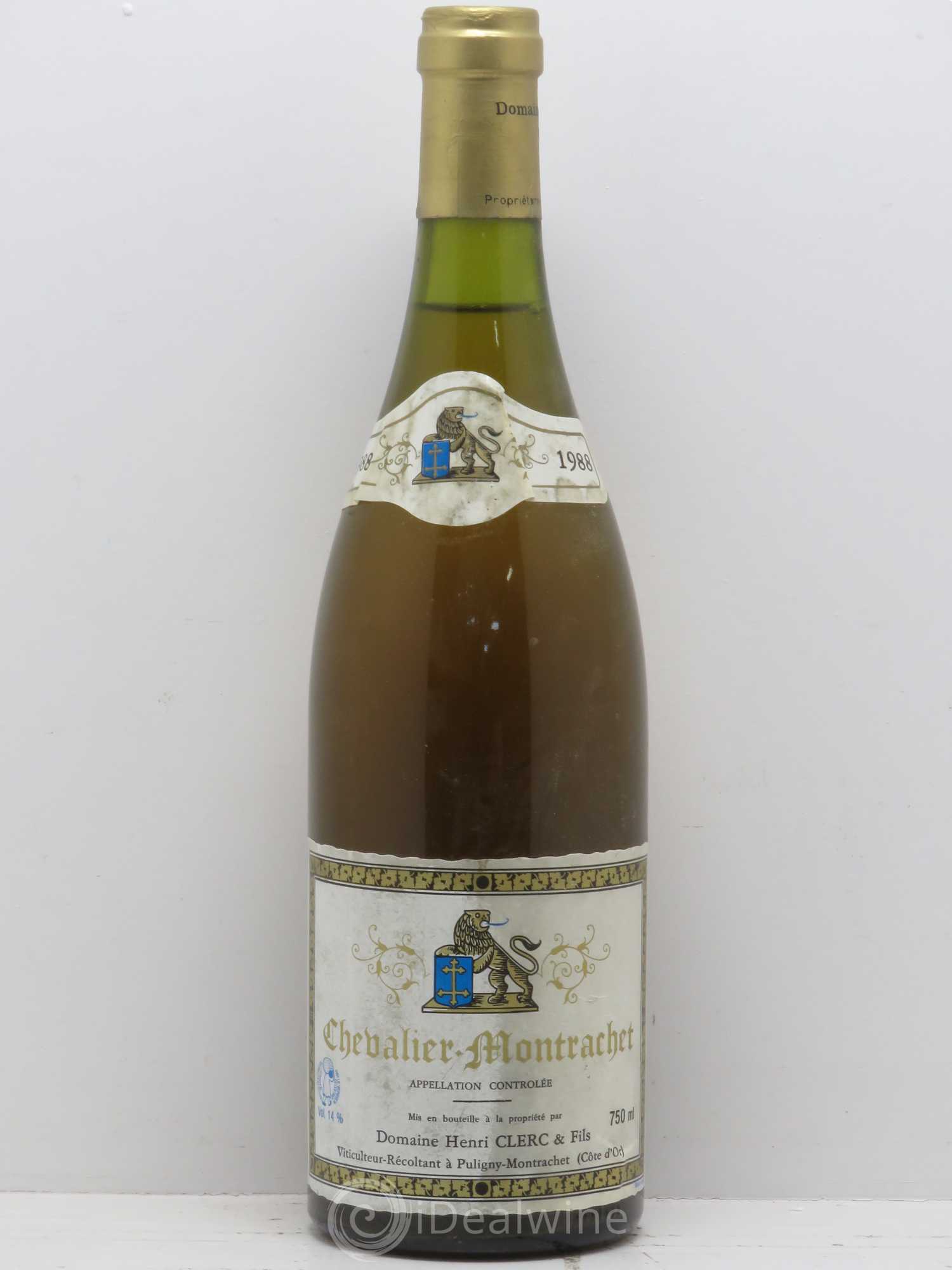 Chevalier-Montrachet Grand Cru Henri Clerc 1988 - Lot de 1 bouteille - 0