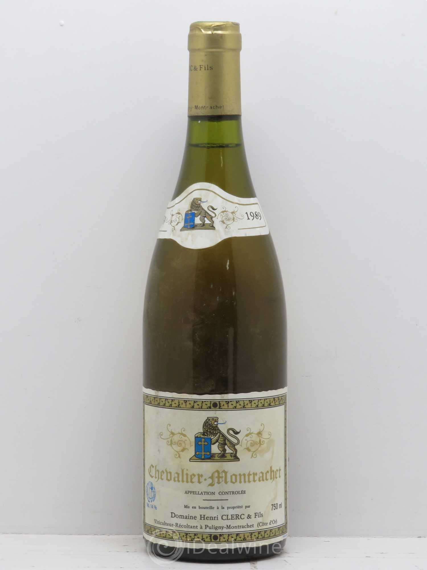 Chevalier-Montrachet Grand Cru Henri Clerc 1989 - Lot de 1 bouteille - 0