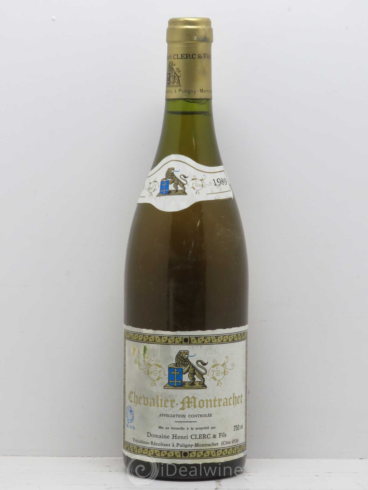 Chevalier-Montrachet Grand Cru Henri Clerc 1989 - Lot de 1 bouteille - 0