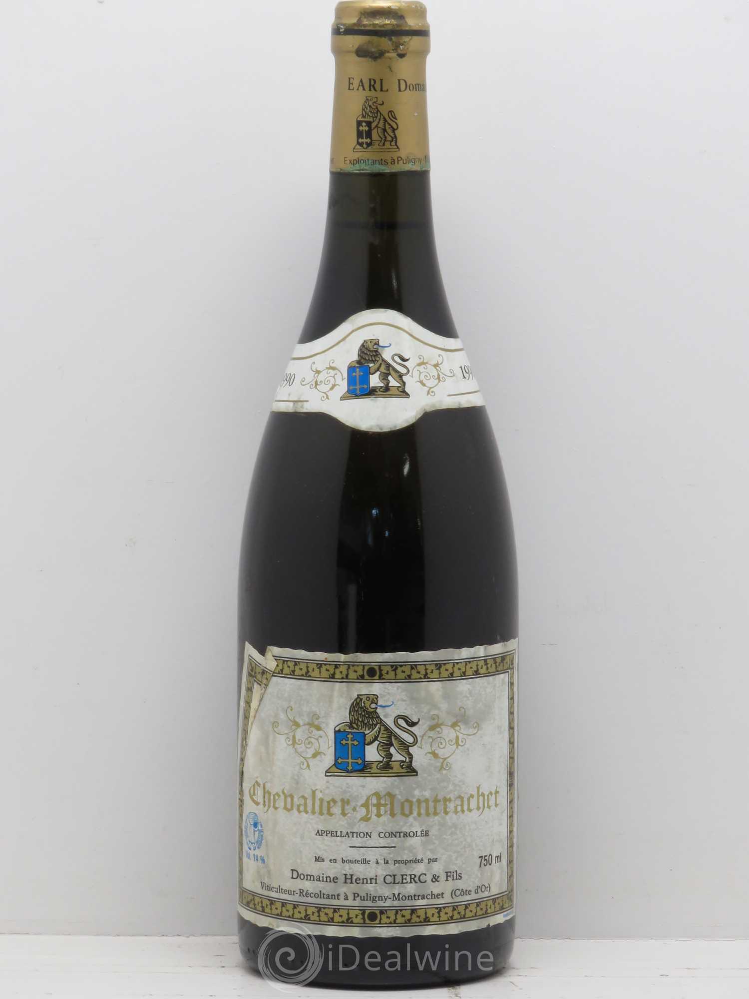 Chevalier-Montrachet Grand Cru Henri Clerc 1990 - Lot de 1 bouteille - 0