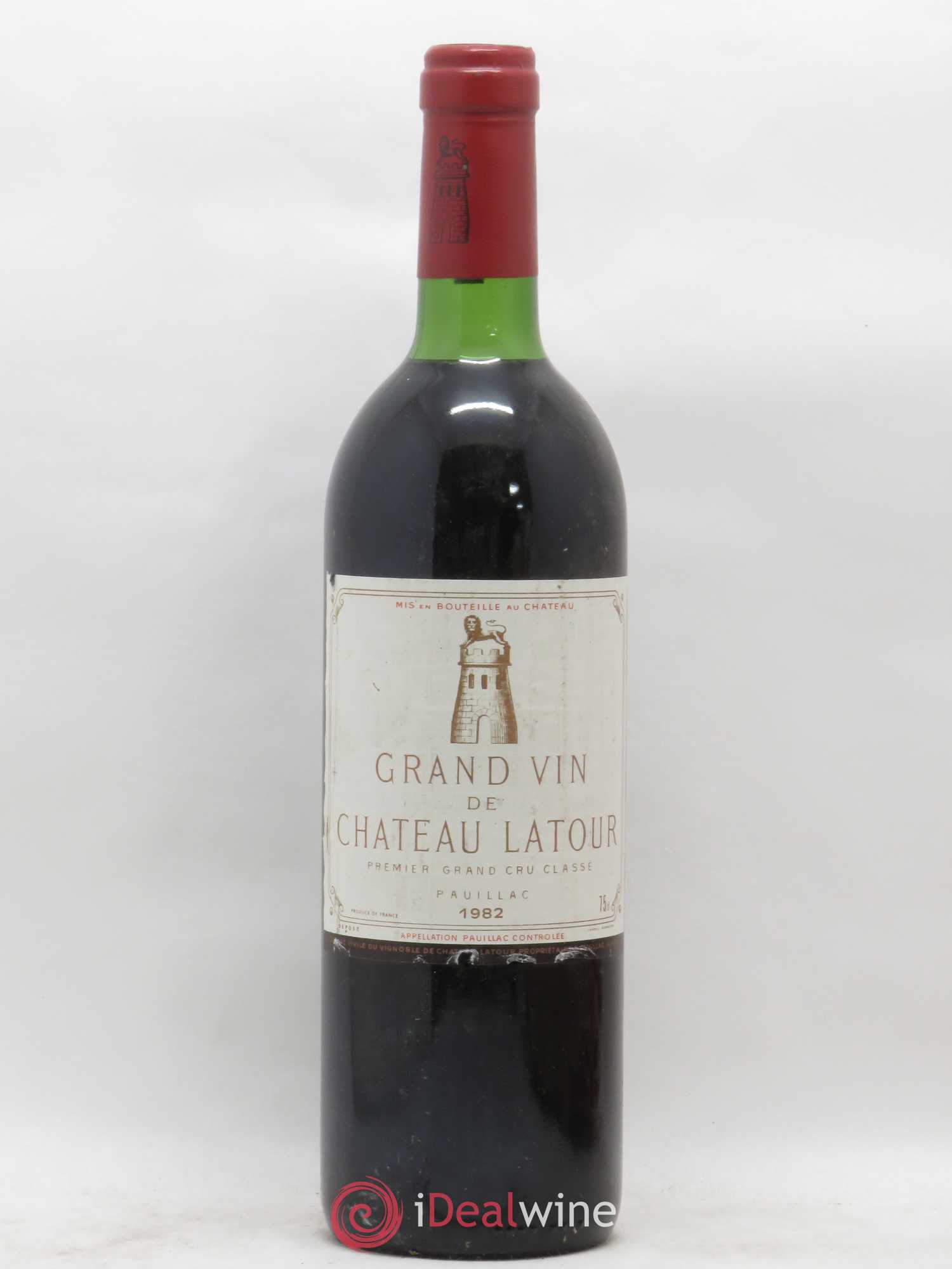 Château Latour 1er Grand Cru Classé 1982 - Lot de 1 bouteille - 0