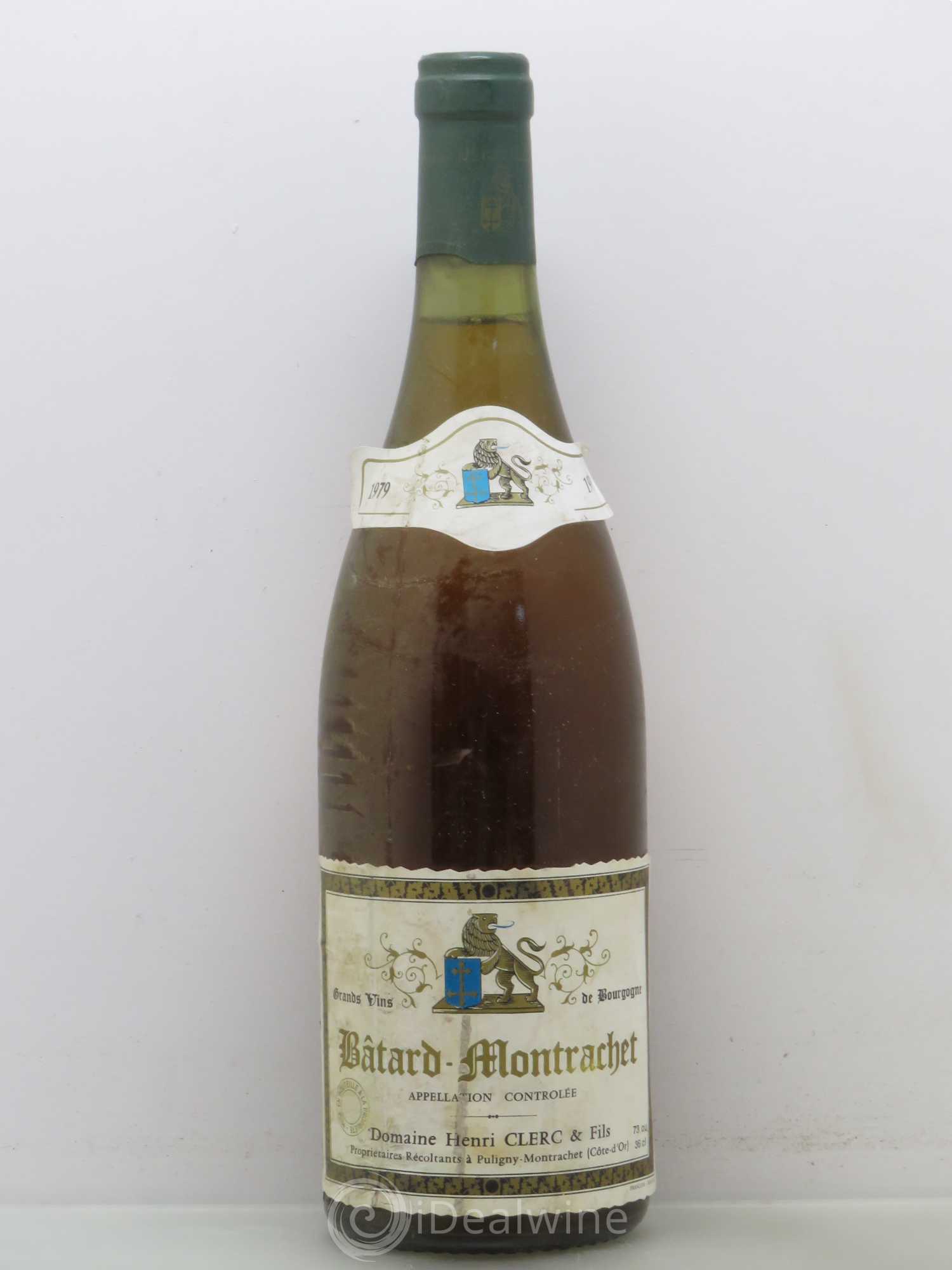 Bâtard-Montrachet Grand Cru Henri Clerc 1979 - Lot de 1 bouteille - 0