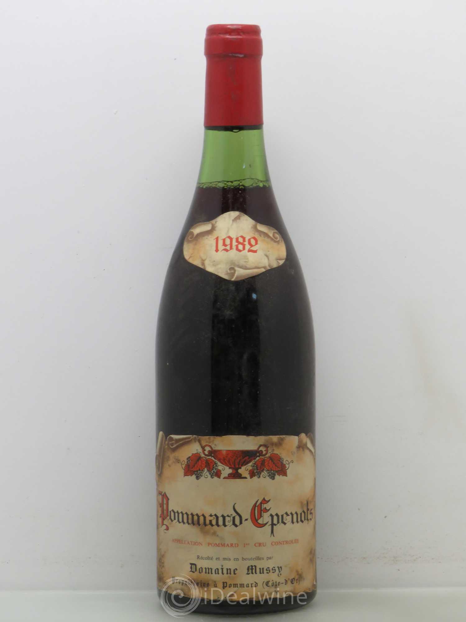 Pommard 1er Cru Epenots - Domaine Mussy 1982 - Posten von 1 Flasche - 0