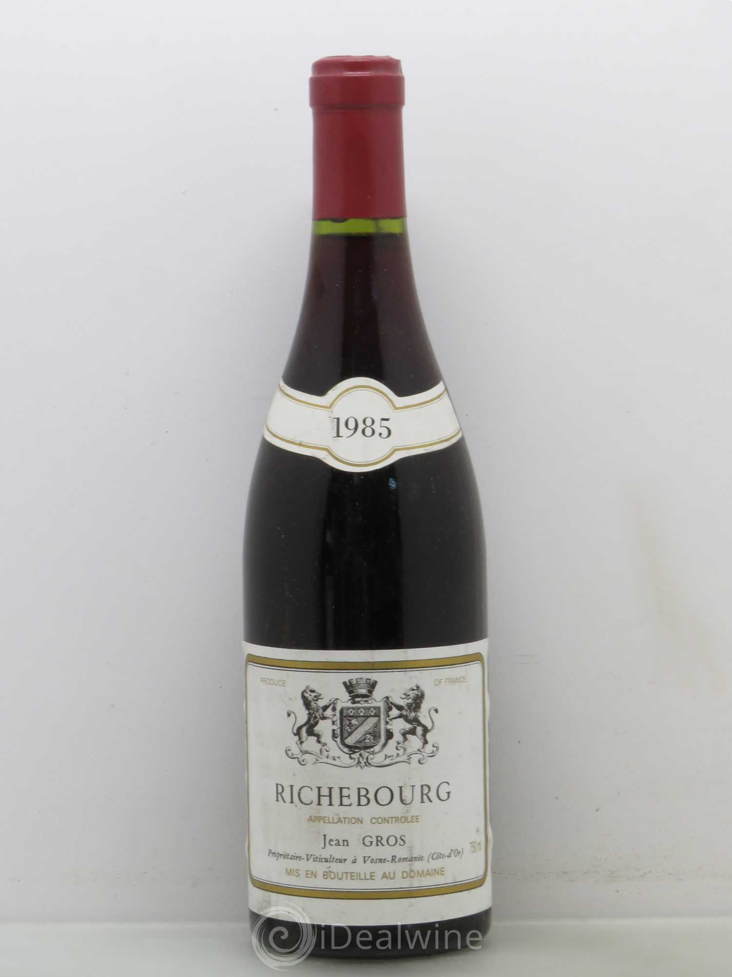 Richebourg Grand Cru Jean Gros 1985 - Lot de 1 bouteille - 0