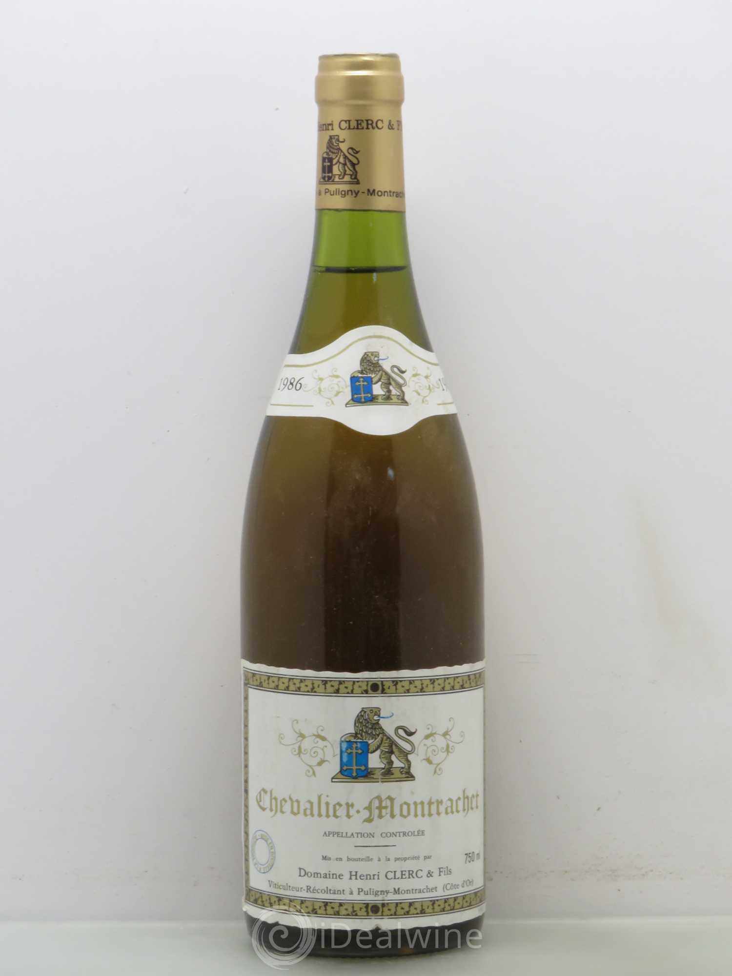 Chevalier-Montrachet Grand Cru Henri Clerc 1986 - Lot de 1 bouteille - 0