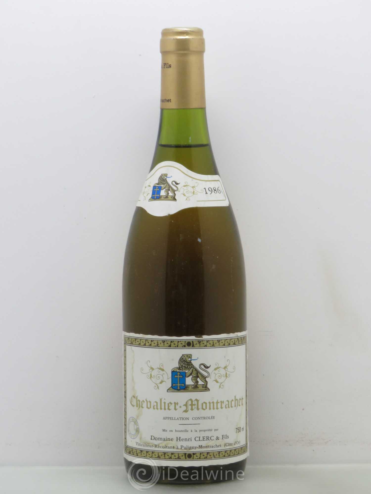 Chevalier-Montrachet Grand Cru Henri Clerc 1986 - Lot de 1 bouteille - 0
