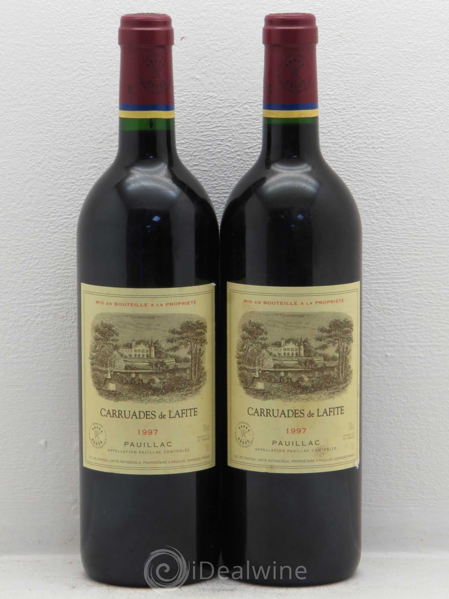 Carruades de Lafite Rothschild Second Vin 1997 - Lot de 2 bouteilles - 0
