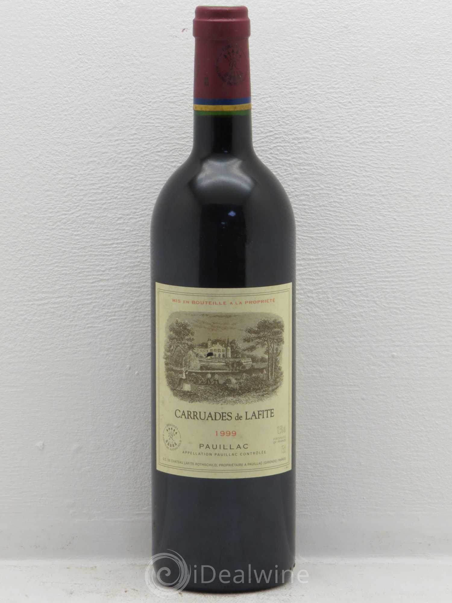 Carruades de Lafite Rothschild Second Vin 1999 - Lot de 1 bouteille - 0