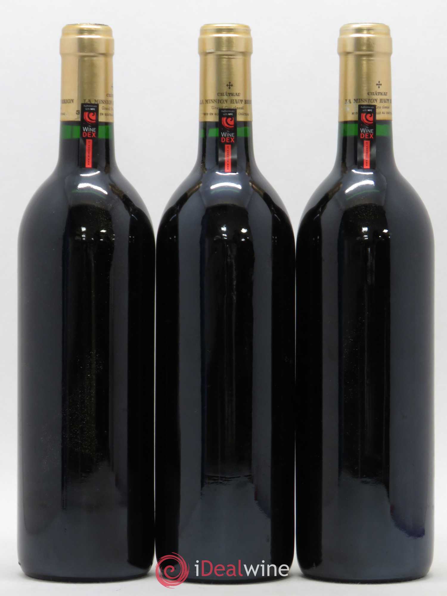 Château la Mission Haut-Brion Cru Classé de Graves 1989 - Lot de 3 bouteilles - 1