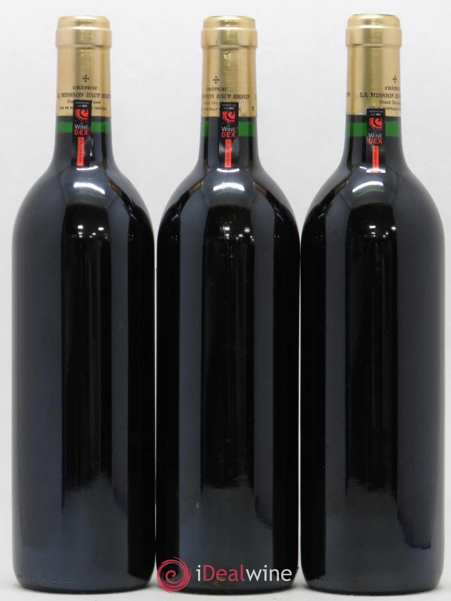 Château la Mission Haut-Brion Cru Classé de Graves 1989 - Lot de 3 bouteilles - 1