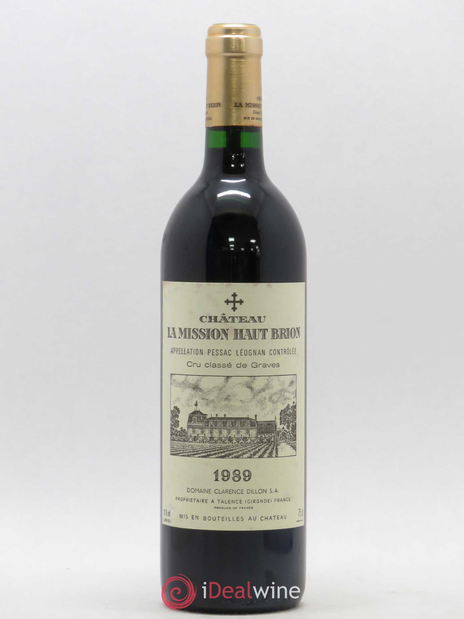 Château la Mission Haut-Brion Cru Classé de Graves 1989 - Lot de 1 bouteille - 0