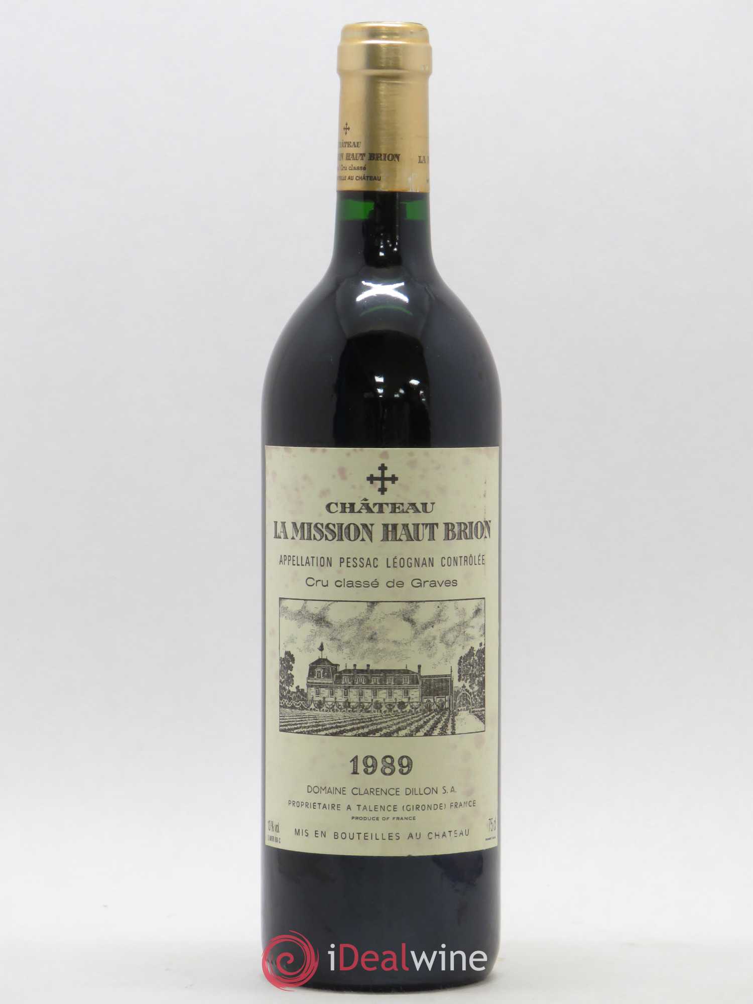 Château la Mission Haut-Brion Cru Classé de Graves 1989 - Lot de 1 bouteille - 0