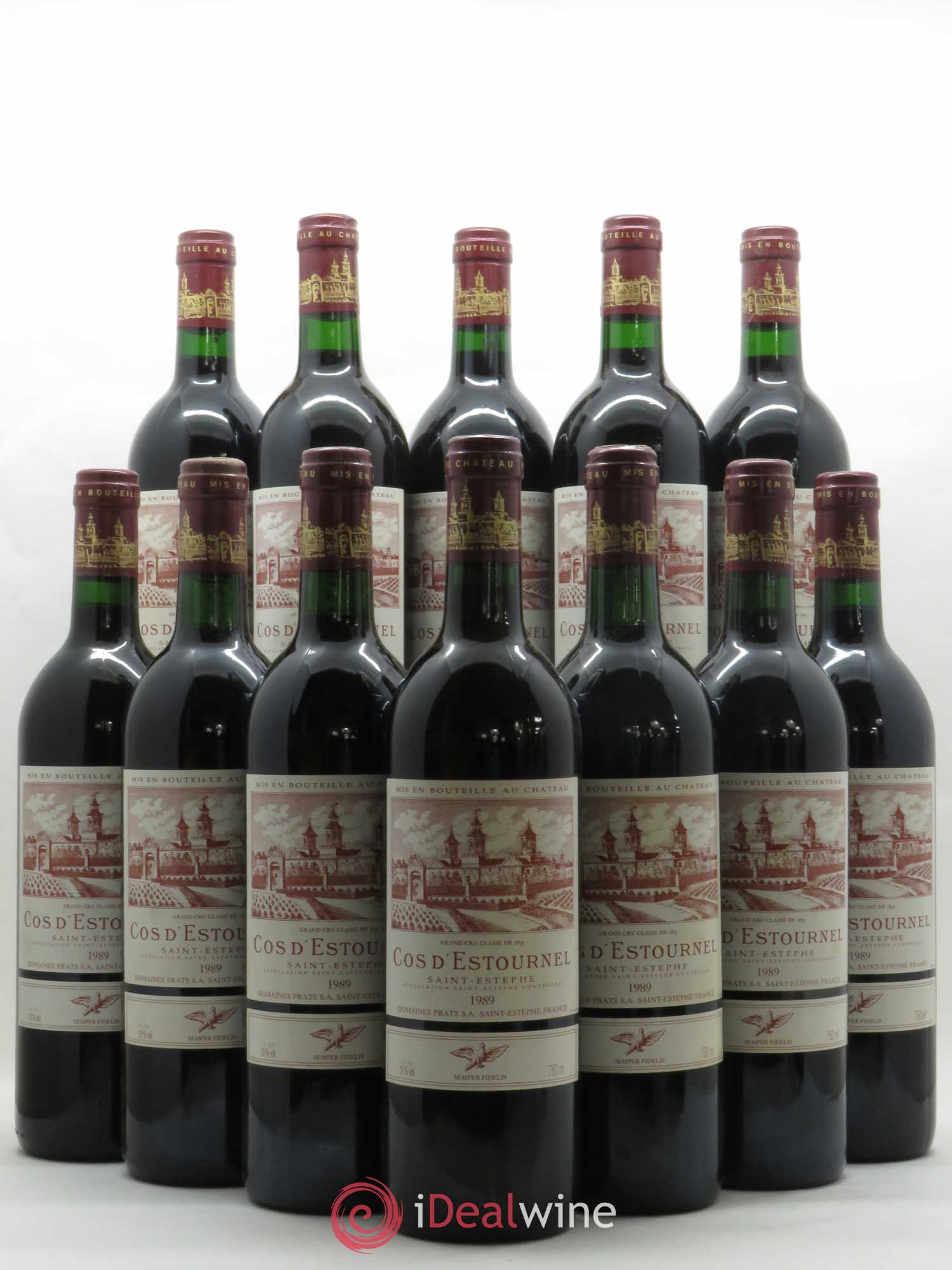 Cos d'Estournel 2ème Grand Cru Classé 1989 - Lot de 12 bouteilles - 0