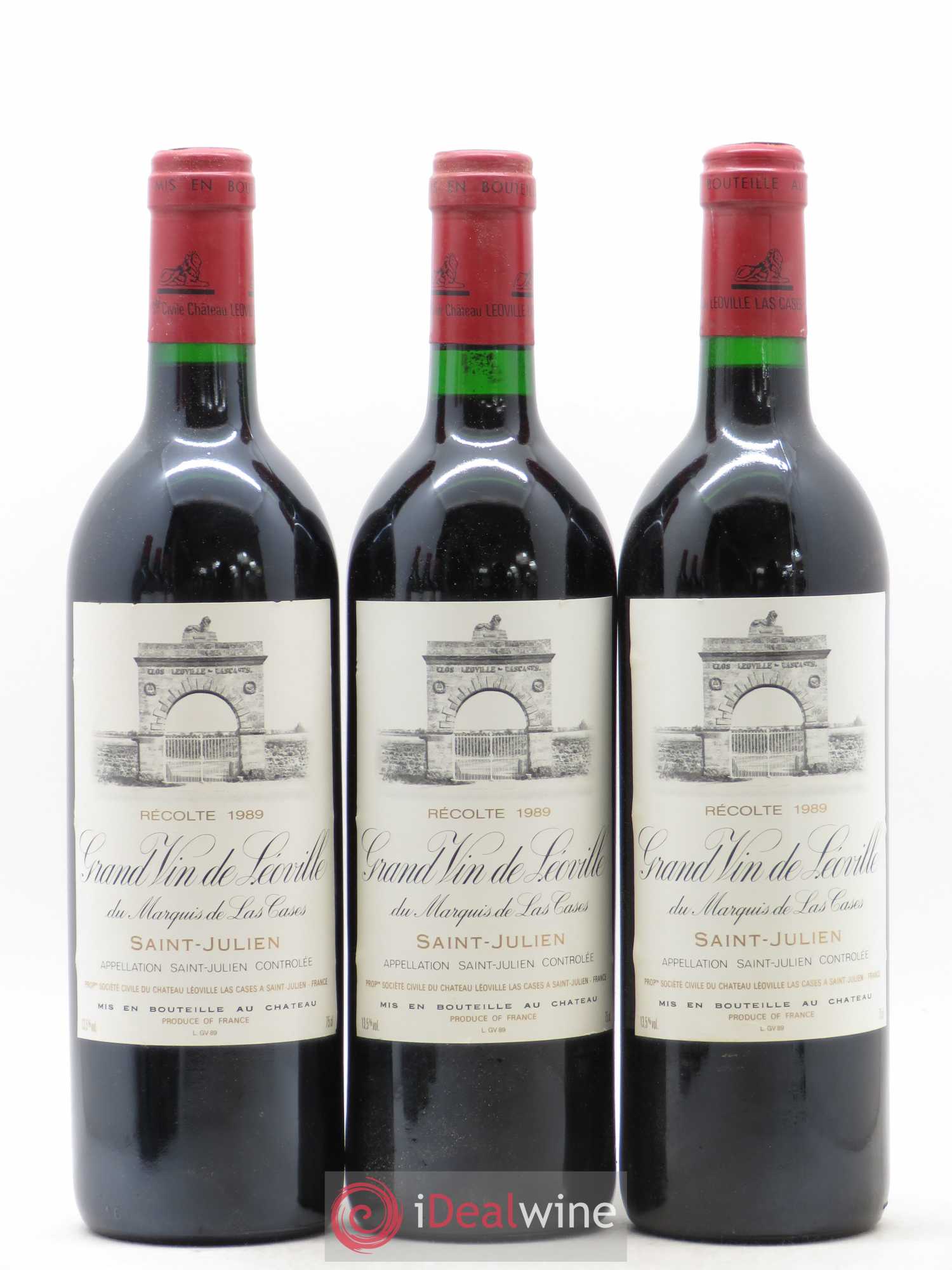 Château Léoville Las Cases 2ème Grand Cru Classé 1989 - Lot de 6 bouteilles - 1