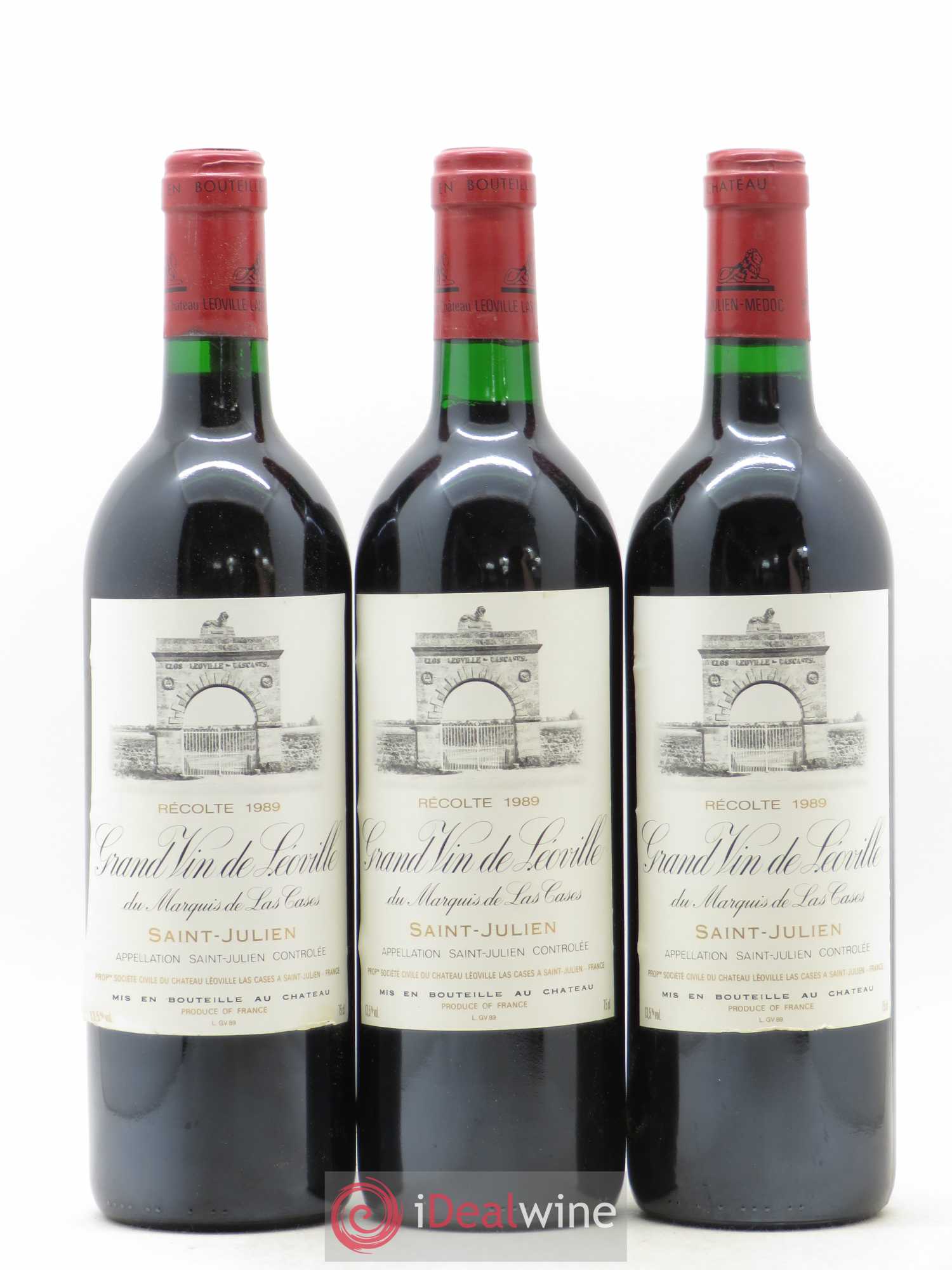 Château Léoville Las Cases 2ème Grand Cru Classé 1989 - Lot de 6 bouteilles - 2