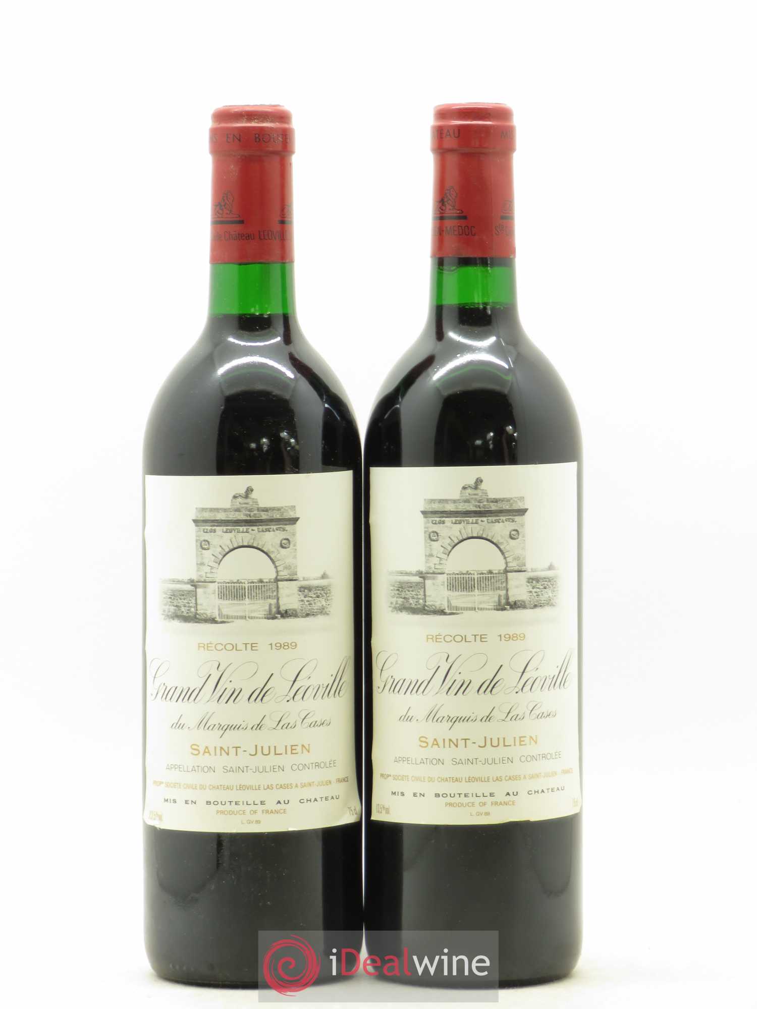 Château Léoville Las Cases 2ème Grand Cru Classé 1989 - Lot de 2 bouteilles - 0