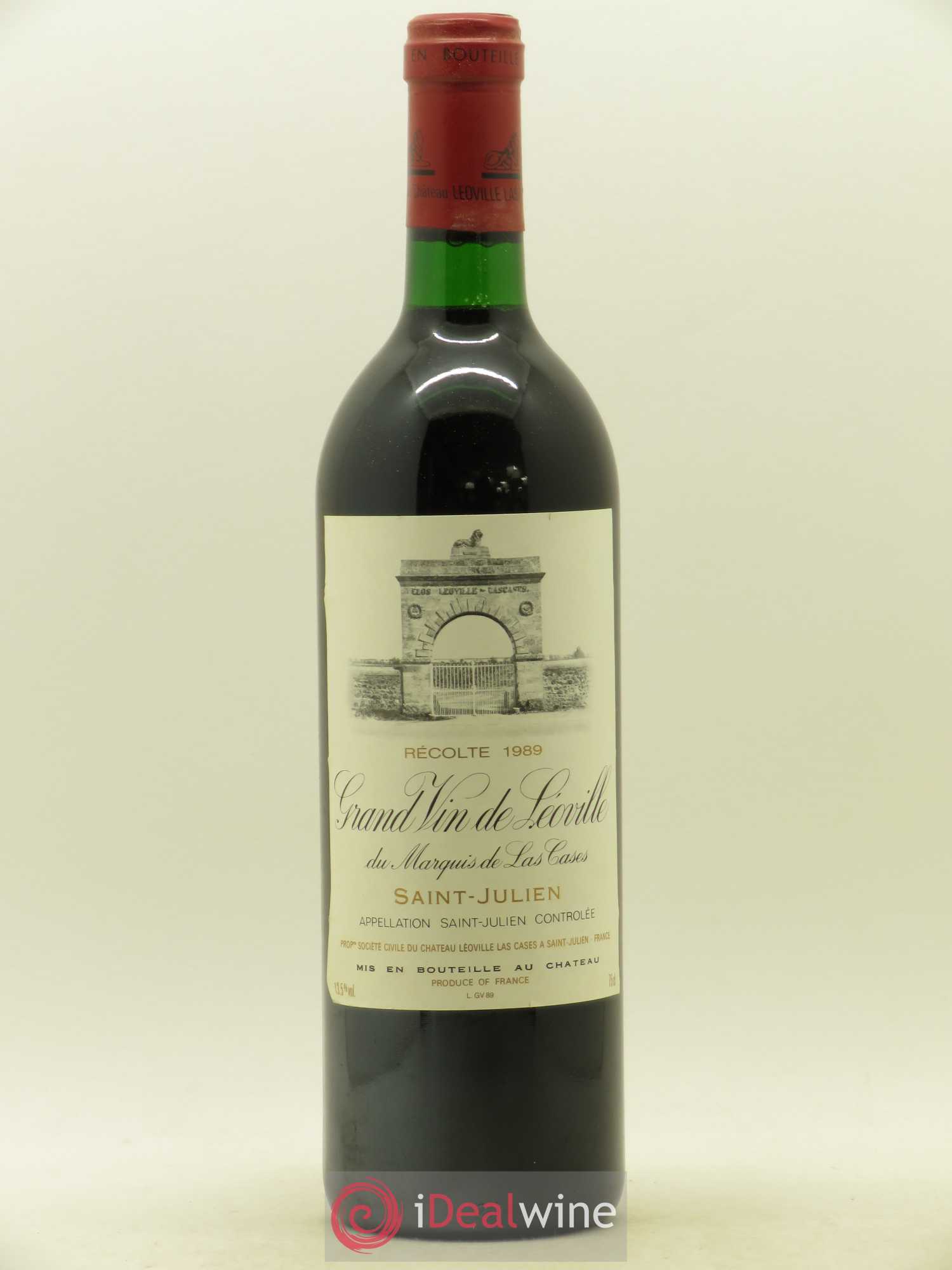Château Léoville Las Cases 2ème Grand Cru Classé 1989 - Lot de 1 bouteille - 0