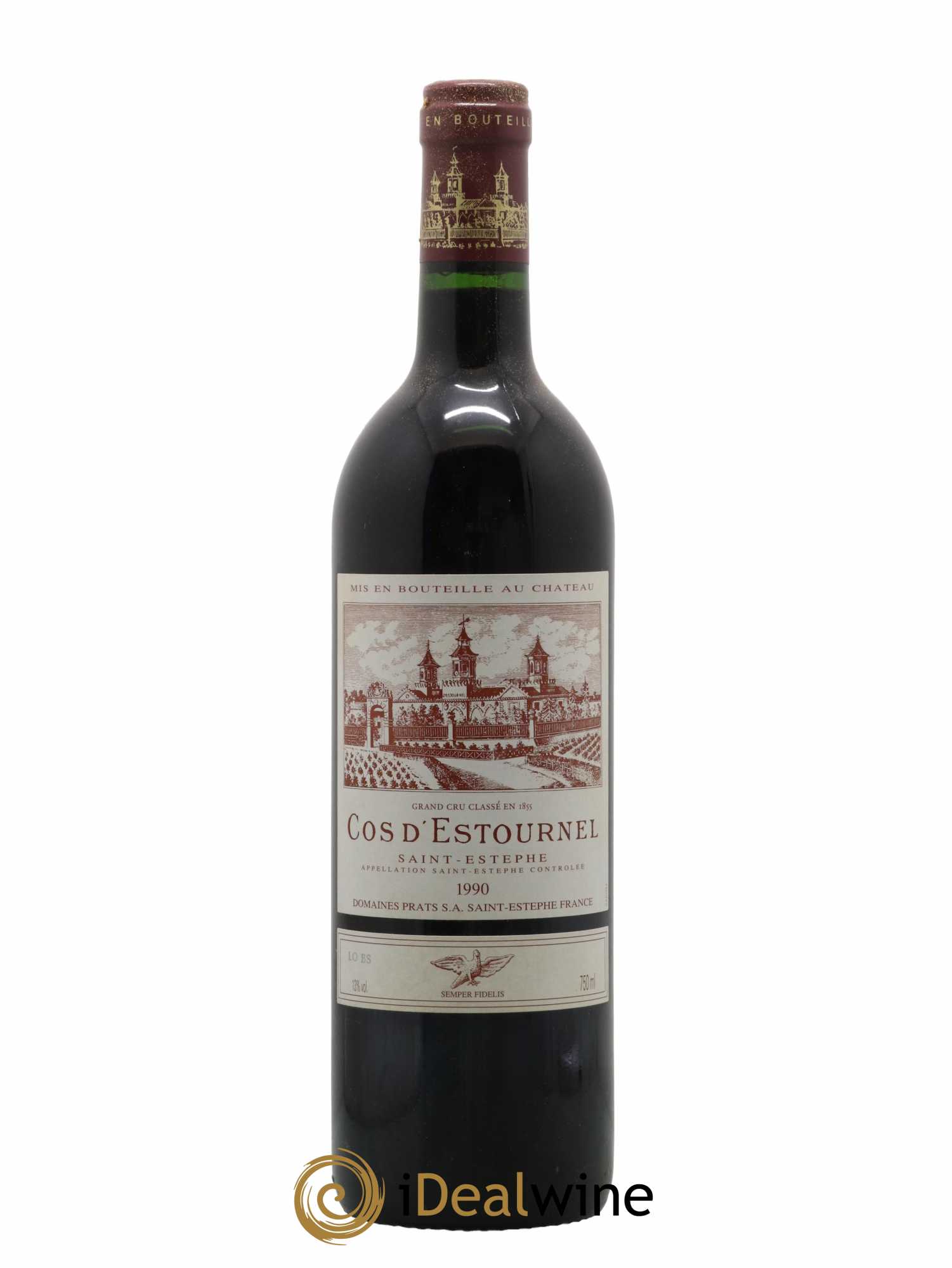 Cos d'Estournel 2ème Grand Cru Classé 1990 - Lot de 1 bouteille - 0