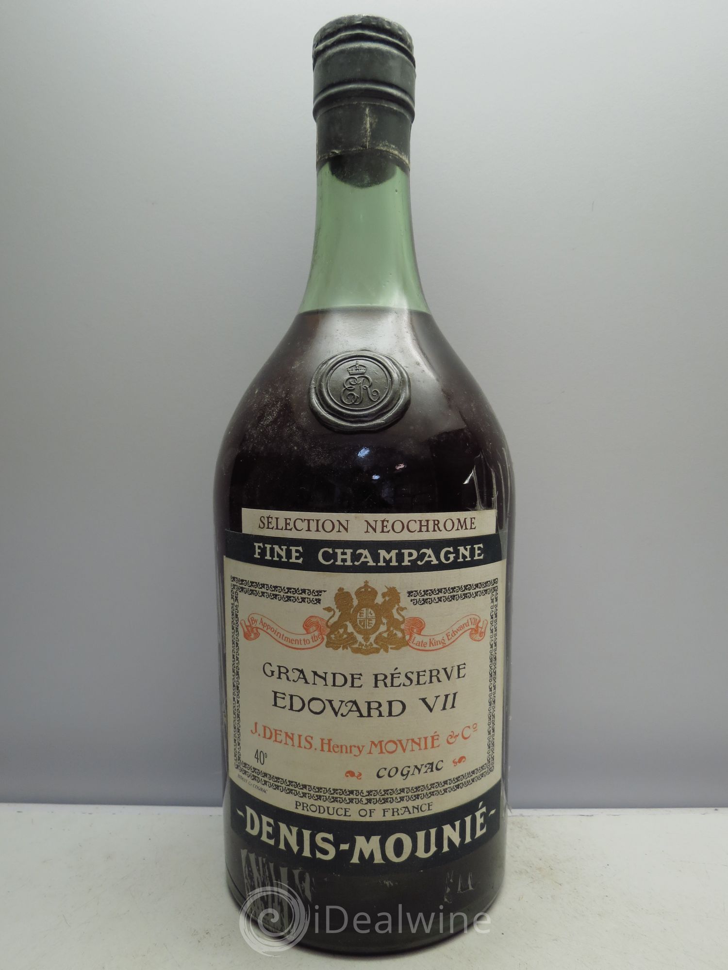 Cognac Très Vieille Fine Champagne Grande réserve Edouard VII Sélection Néochrome Denis Mounier (trace papier film) - Posten von 1 Magnum - 0