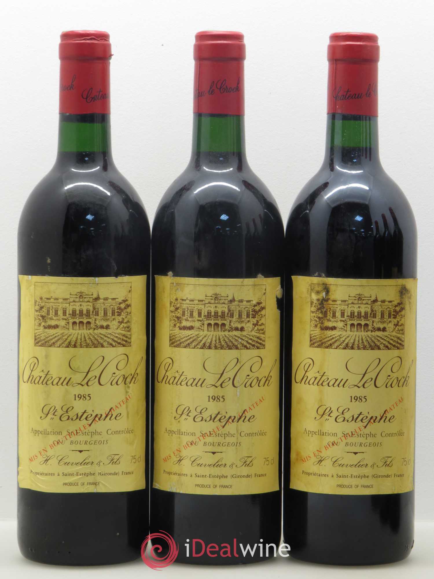 Château le Crock Cru Bourgeois 1985 - Lot de 6 bouteilles - 1