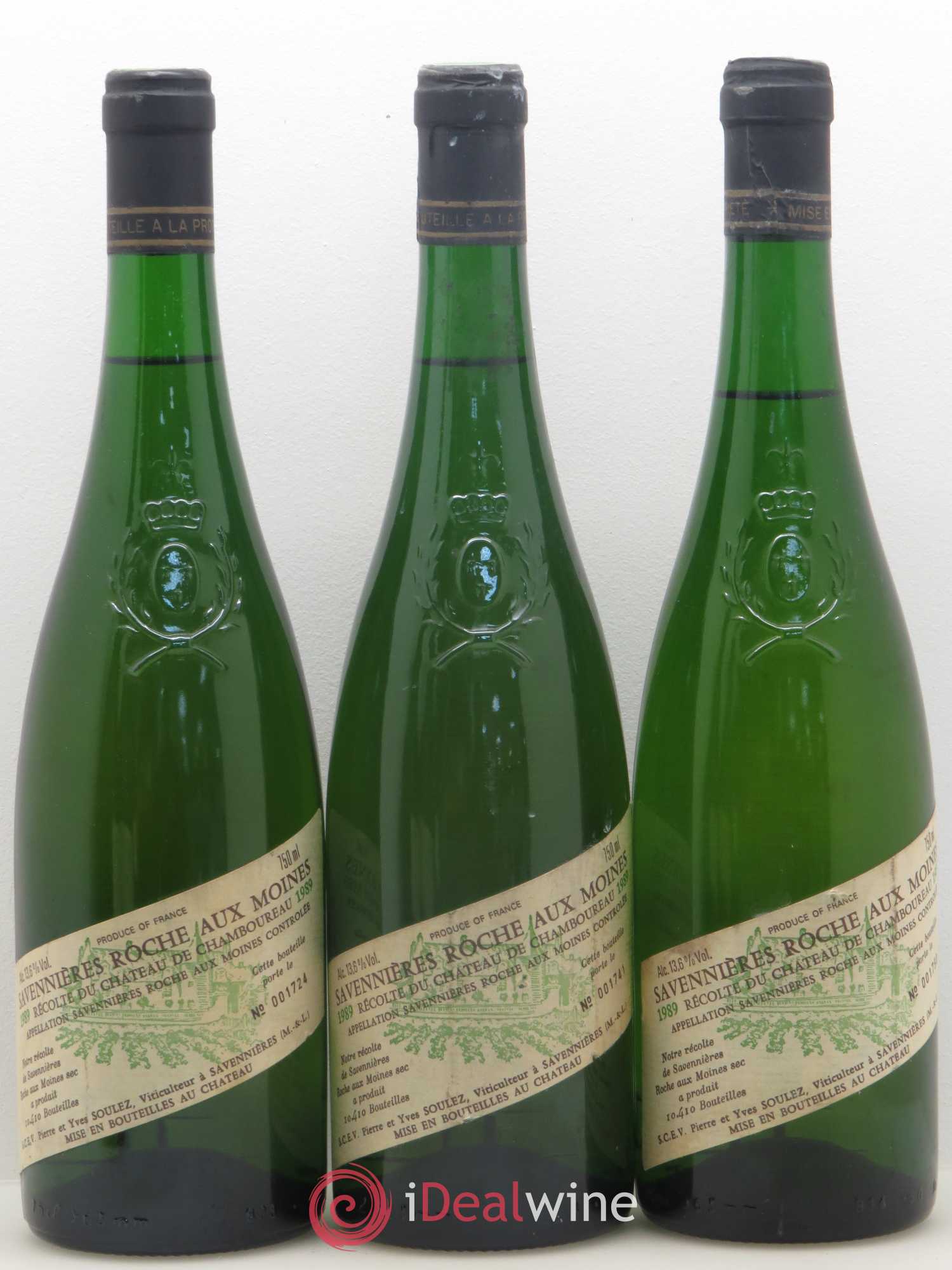 Savennières Château de Chamboureau 1989 - Lot de 6 bouteilles - 2