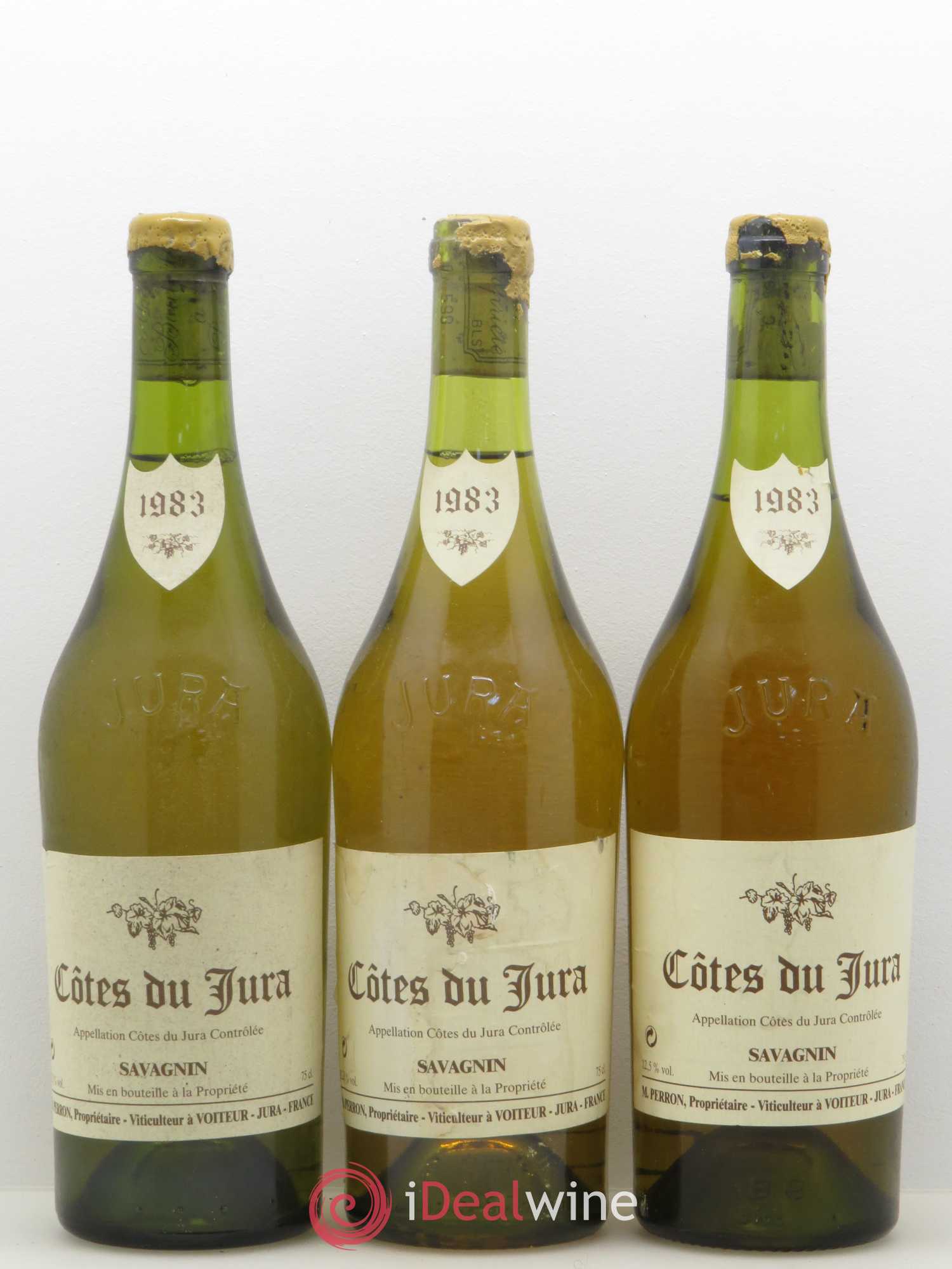 Arbois Savagnin M. Perron 1983 - Posten von 3 Flaschen - 0
