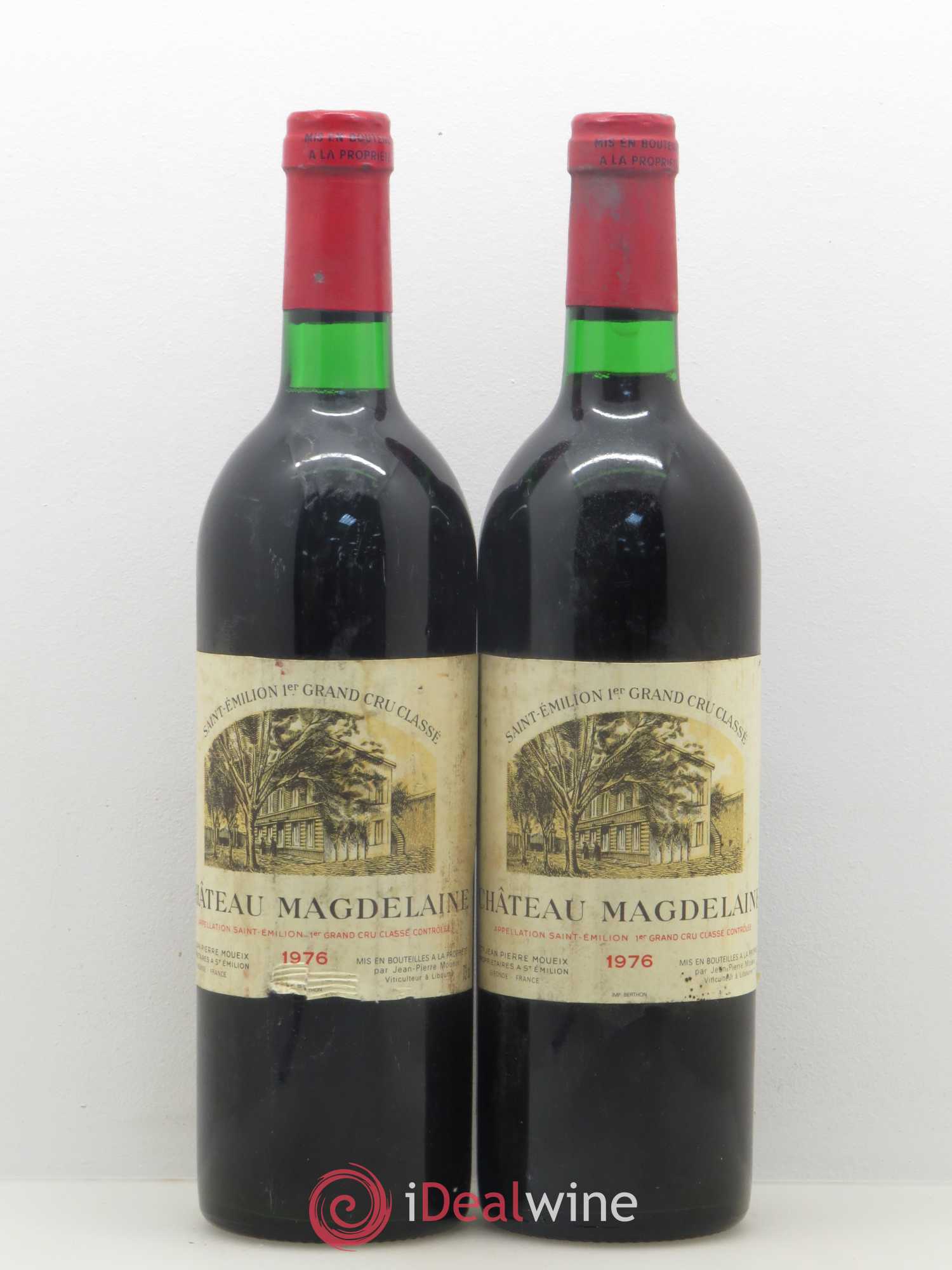 Château Magdelaine 1976 - Lot de 2 bouteilles - 0