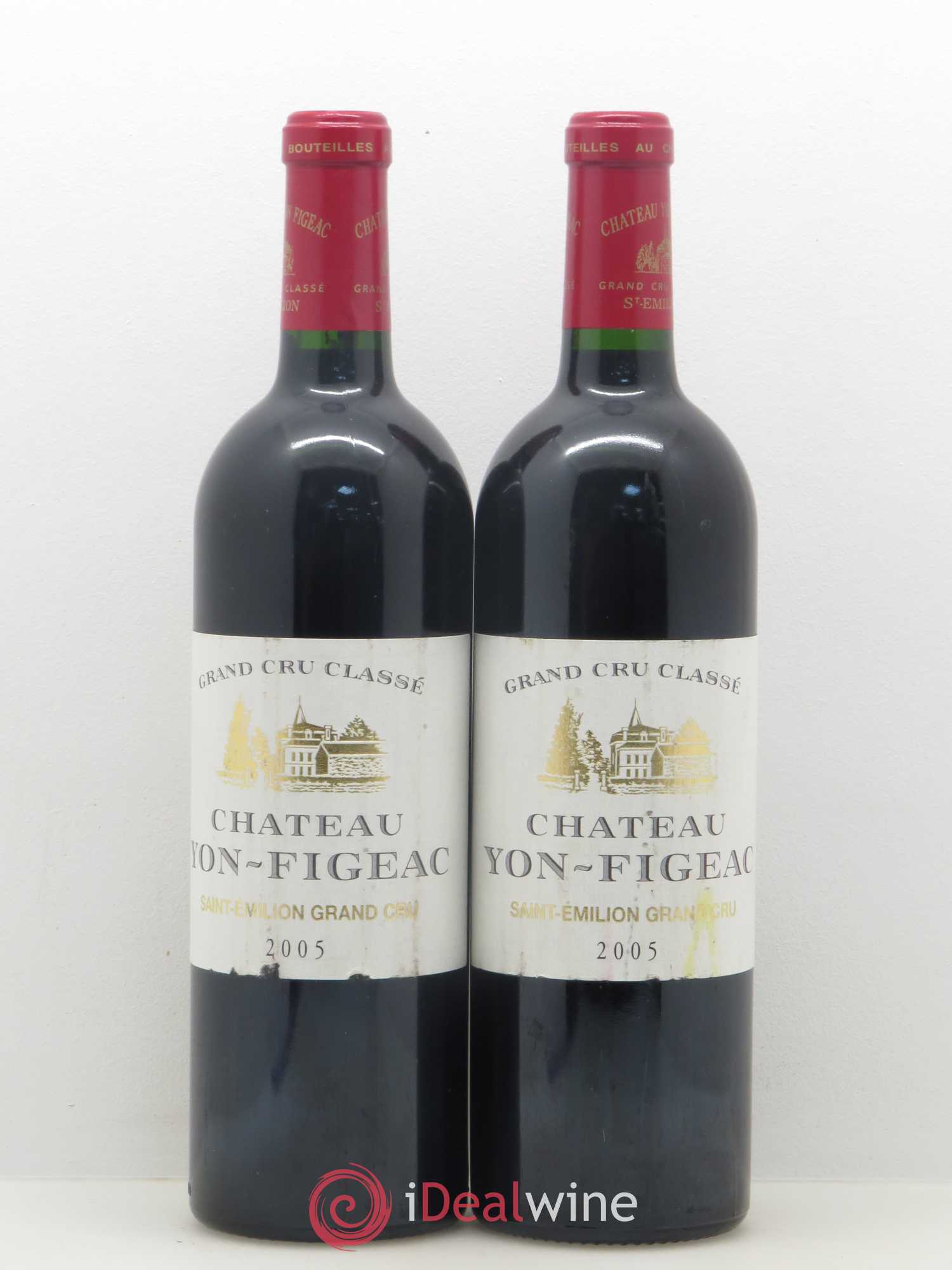 Château Yon Figeac Grand Cru Classé 2005 - Lot de 2 bouteilles - 0