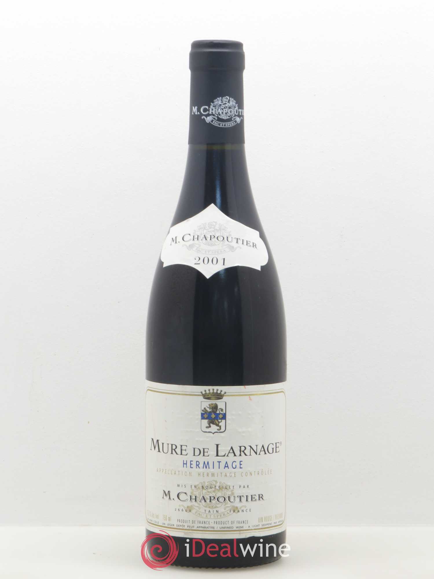 Hermitage Chapoutier Mure de Larnage 2001 - Lot de 1 bouteille - 0
