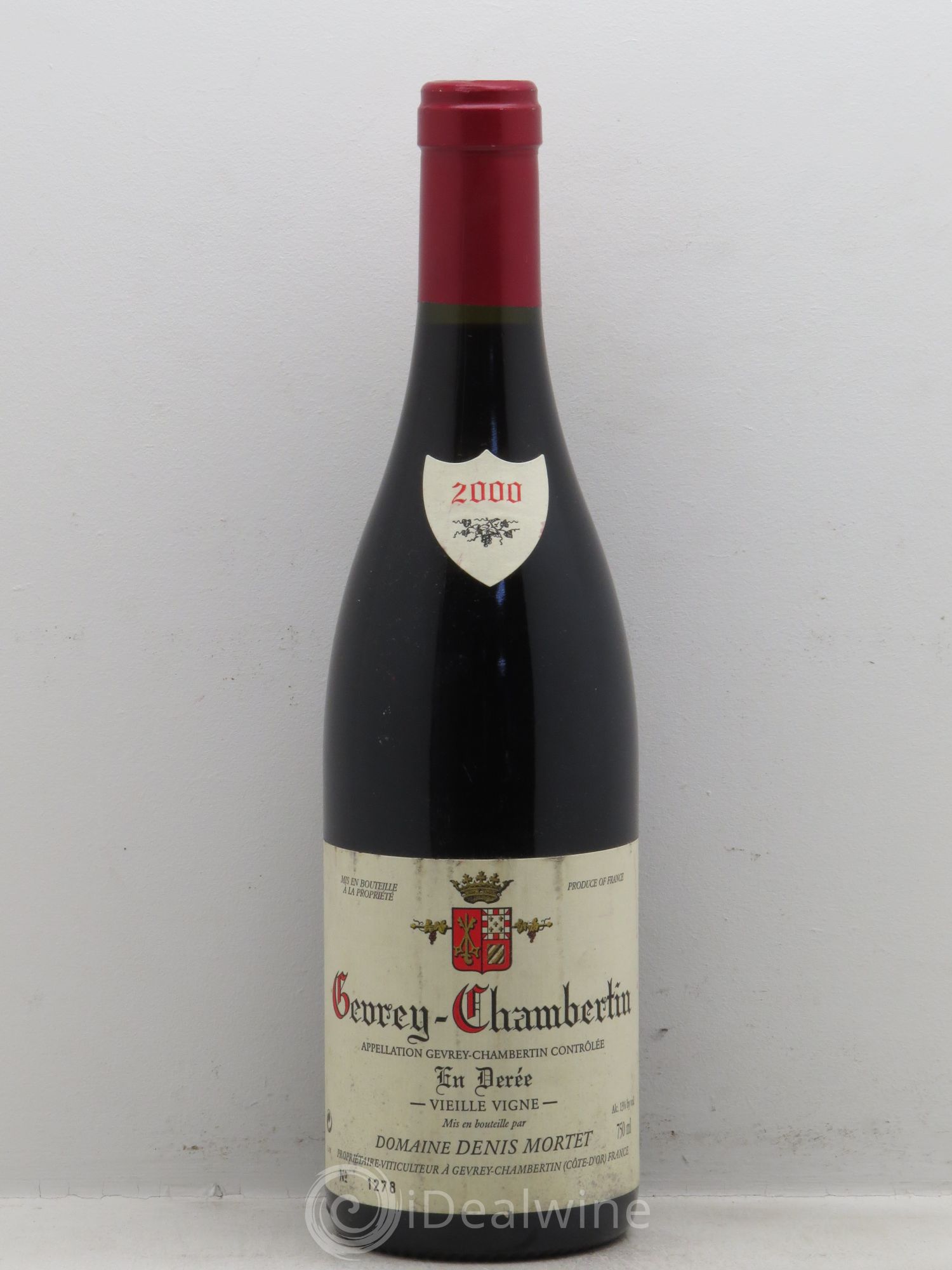 Gevrey-Chambertin Vieilles vignes Denis Mortet (Domaine) en Derée 2000 - Lot de 1 bouteille - 0