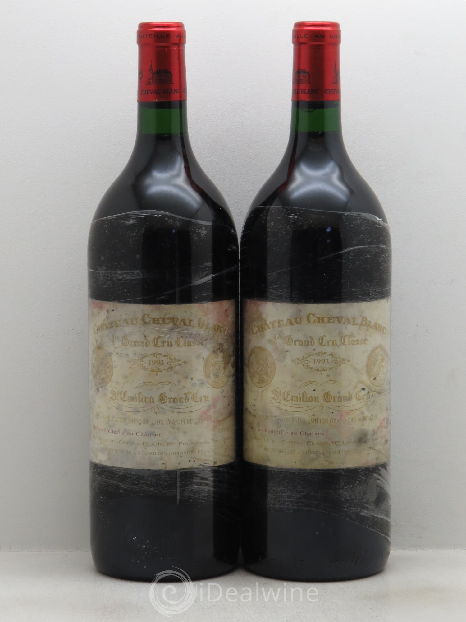 Château Cheval Blanc 1er Grand Cru Classé A 1993 - Lot de 2 magnums - 0