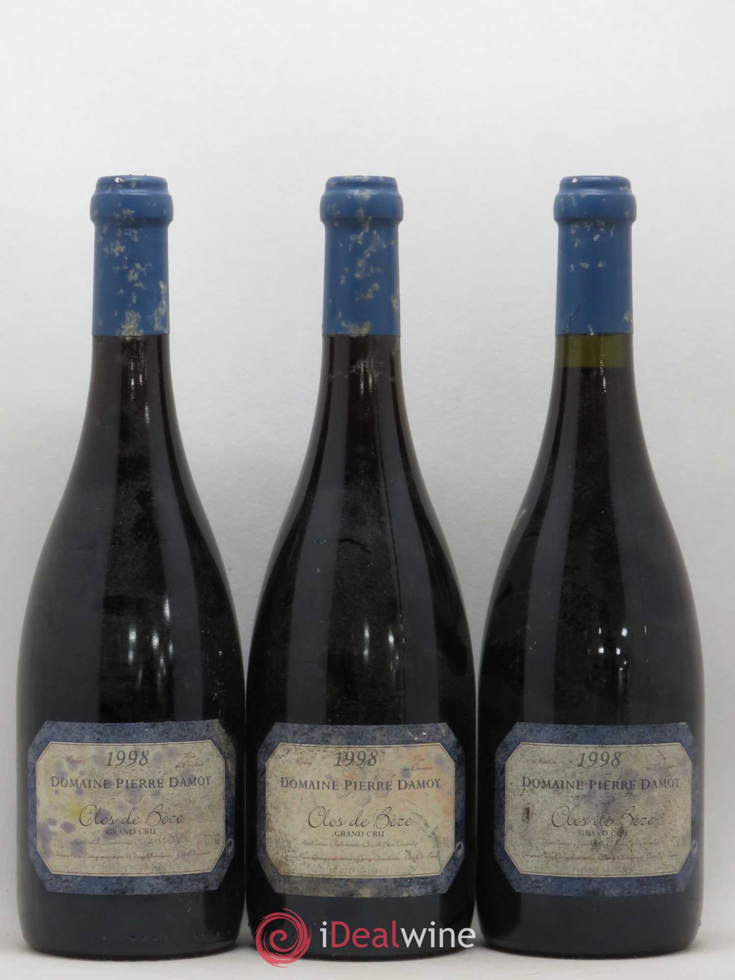 Chambertin Clos de Bèze Grand Cru Pierre Damoy 1998 - Lot de 3 bouteilles - 0