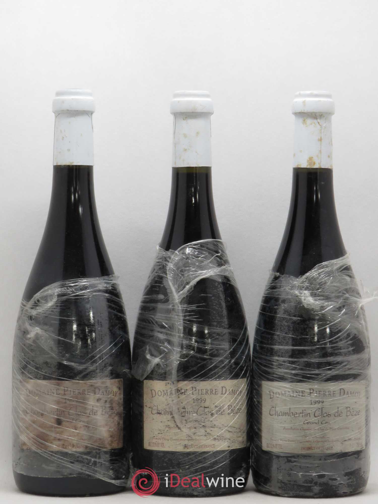 Chambertin Clos de Bèze Grand Cru Pierre Damoy 1999 - Lot de 3 bouteilles - 0