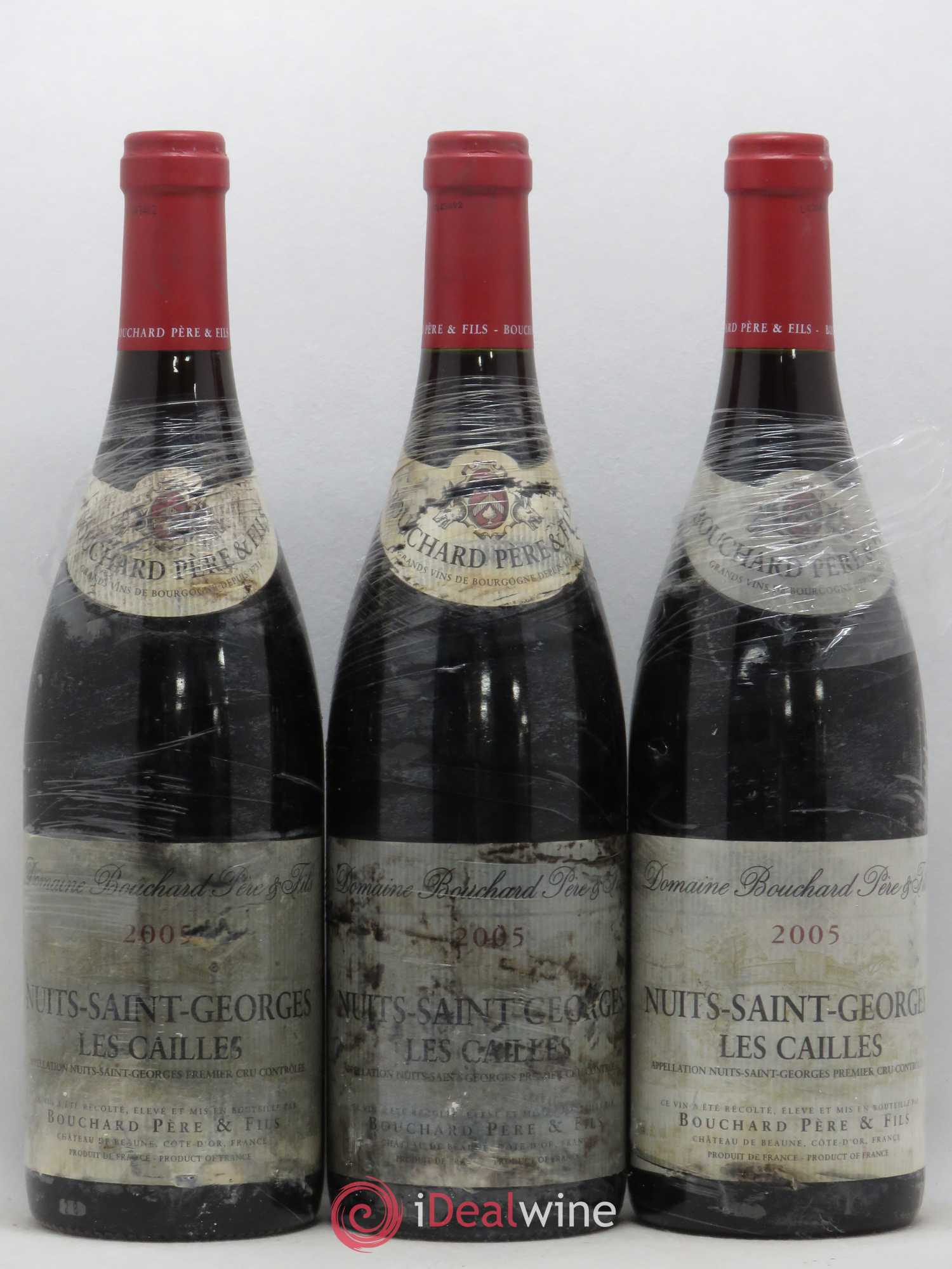 Nuits-Saint-Georges 1er Cru Les Cailles Bouchard Père & Fils 2005 - Lot de 3 bouteilles - 0