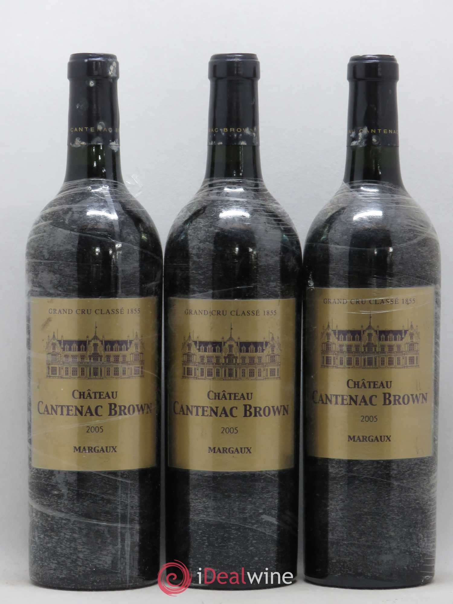 Château Cantenac Brown 3ème Grand Cru Classé 2005 - Lot de 3 bouteilles - 0