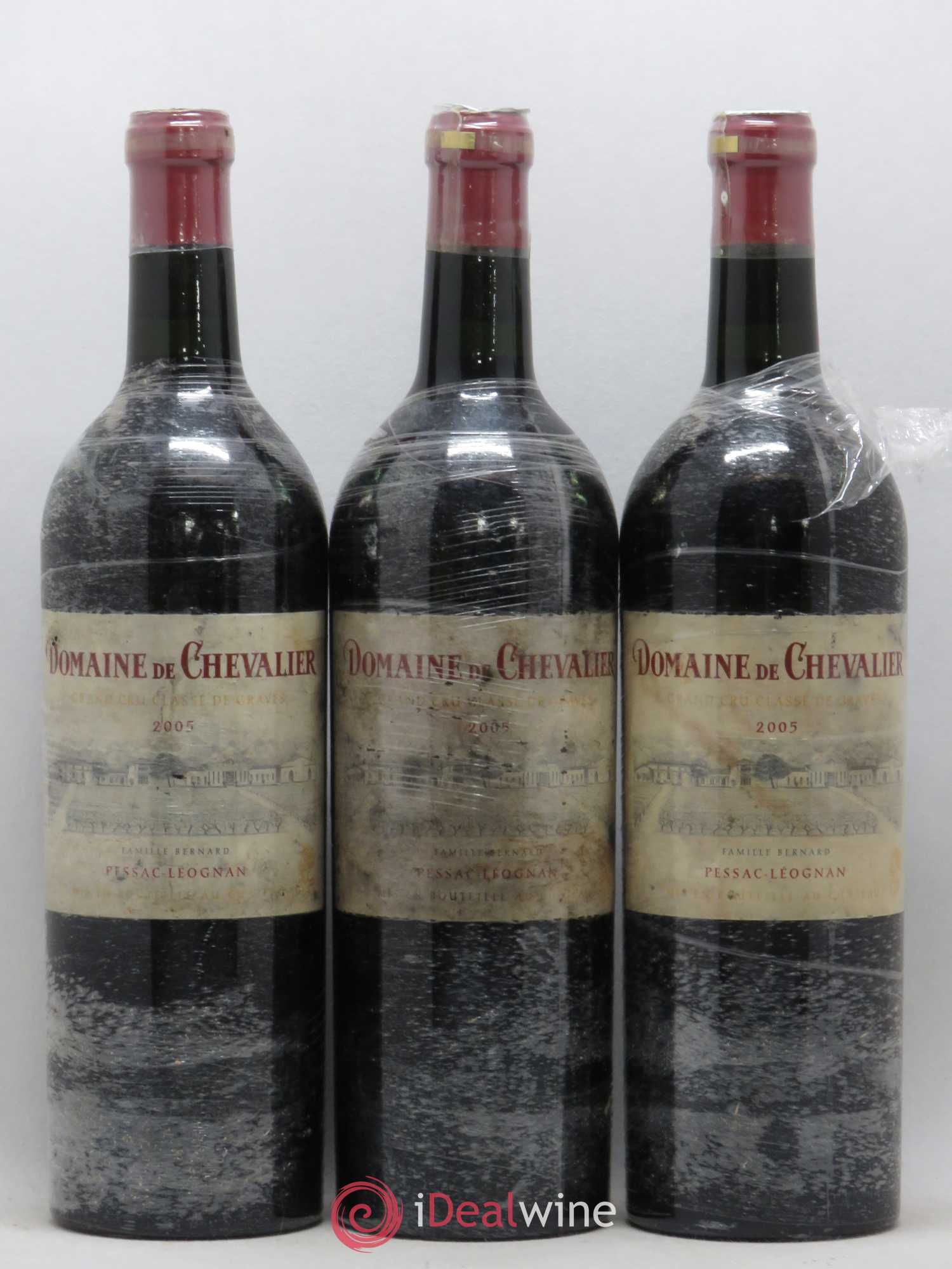 Domaine de Chevalier Cru Classé de Graves 2005 - Lot de 3 bouteilles - 0