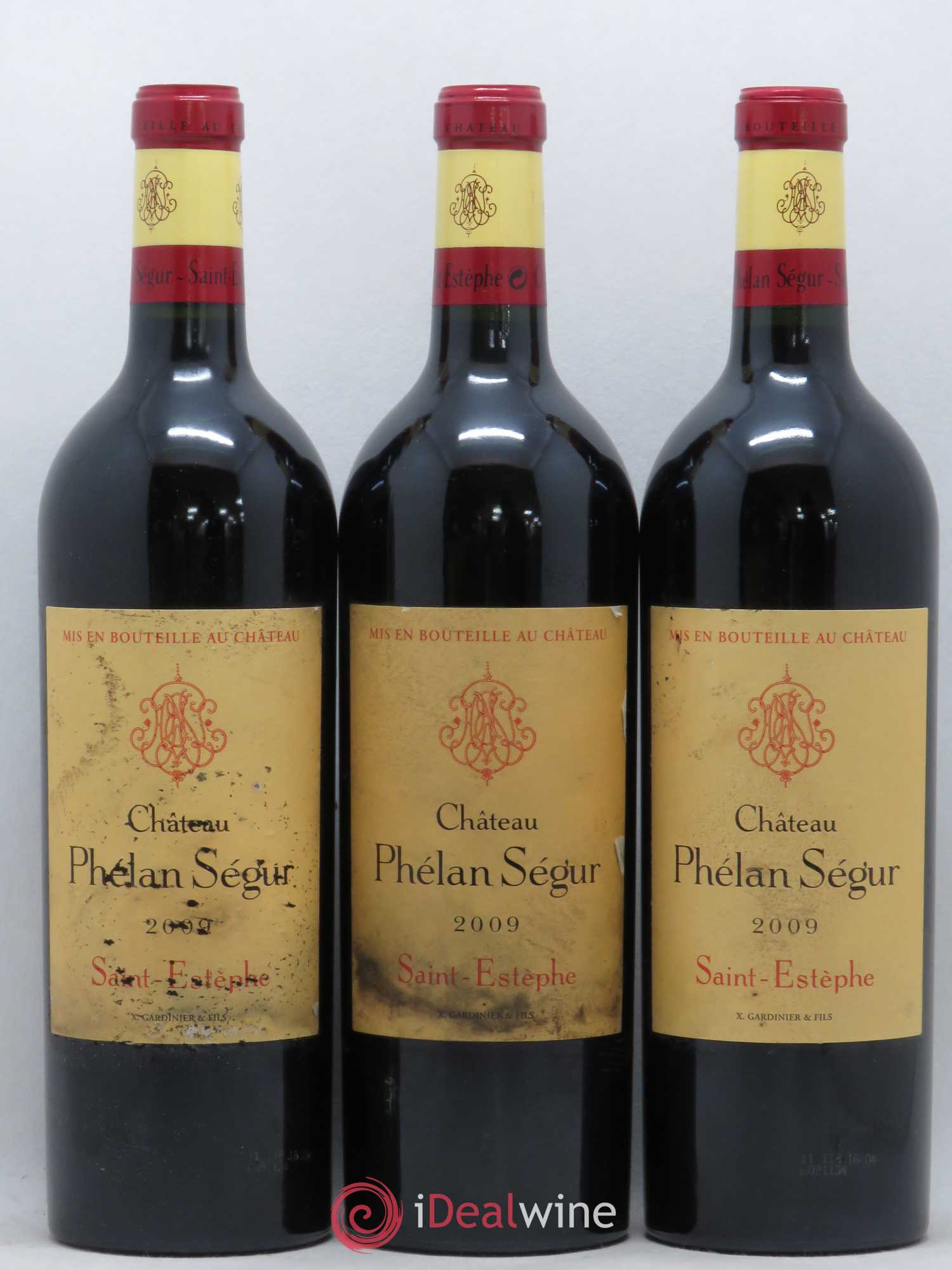 Château Phélan Ségur 2009 - Lot de 3 bouteilles - 0