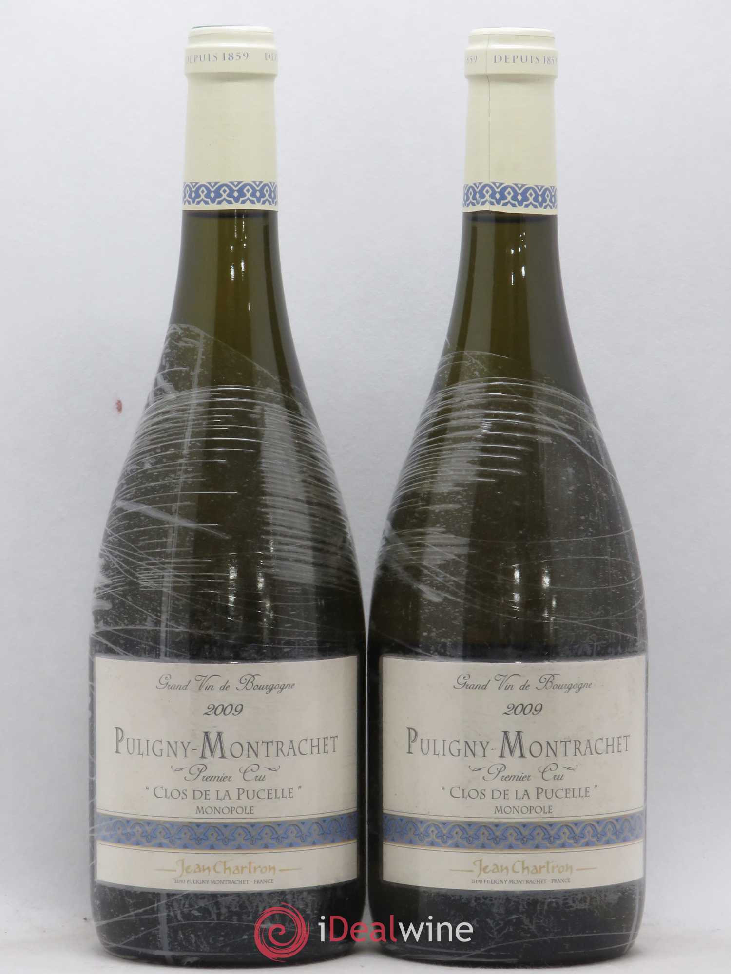 Puligny-Montrachet 1er Cru Clos de la Pucelle Jean Chartron (Domaine) 2009 - Lot de 2 bouteilles - 0