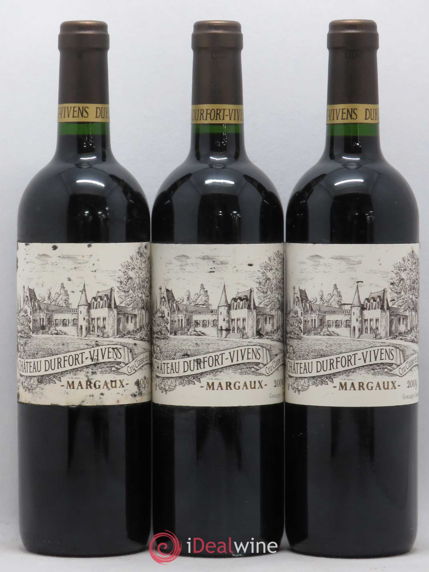 Château Durfort Vivens 2ème Grand Cru Classé 2009 - Lot de 3 bouteilles - 0
