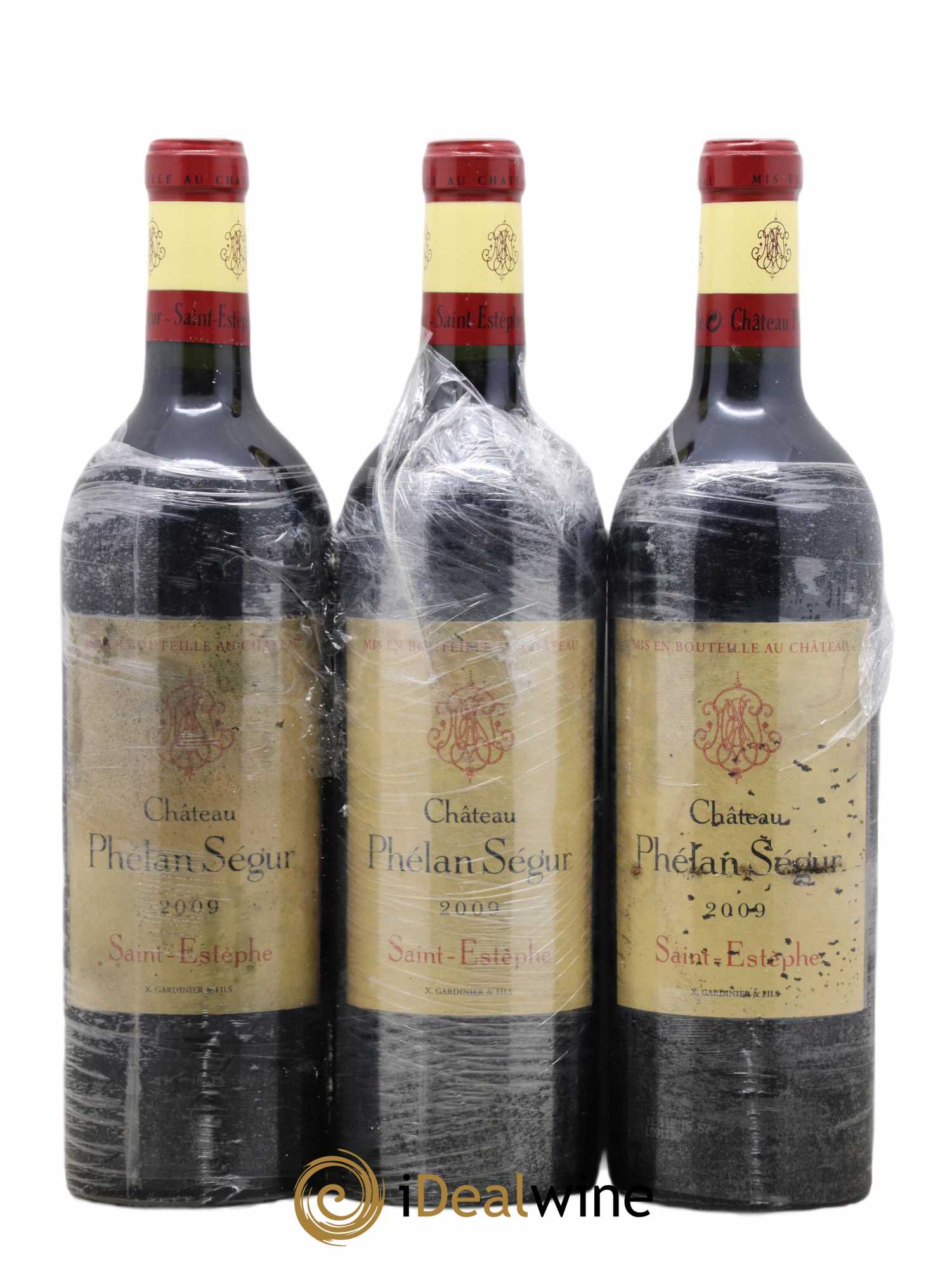 Château Phélan Ségur 2009 - Lot de 3 bouteilles - 0