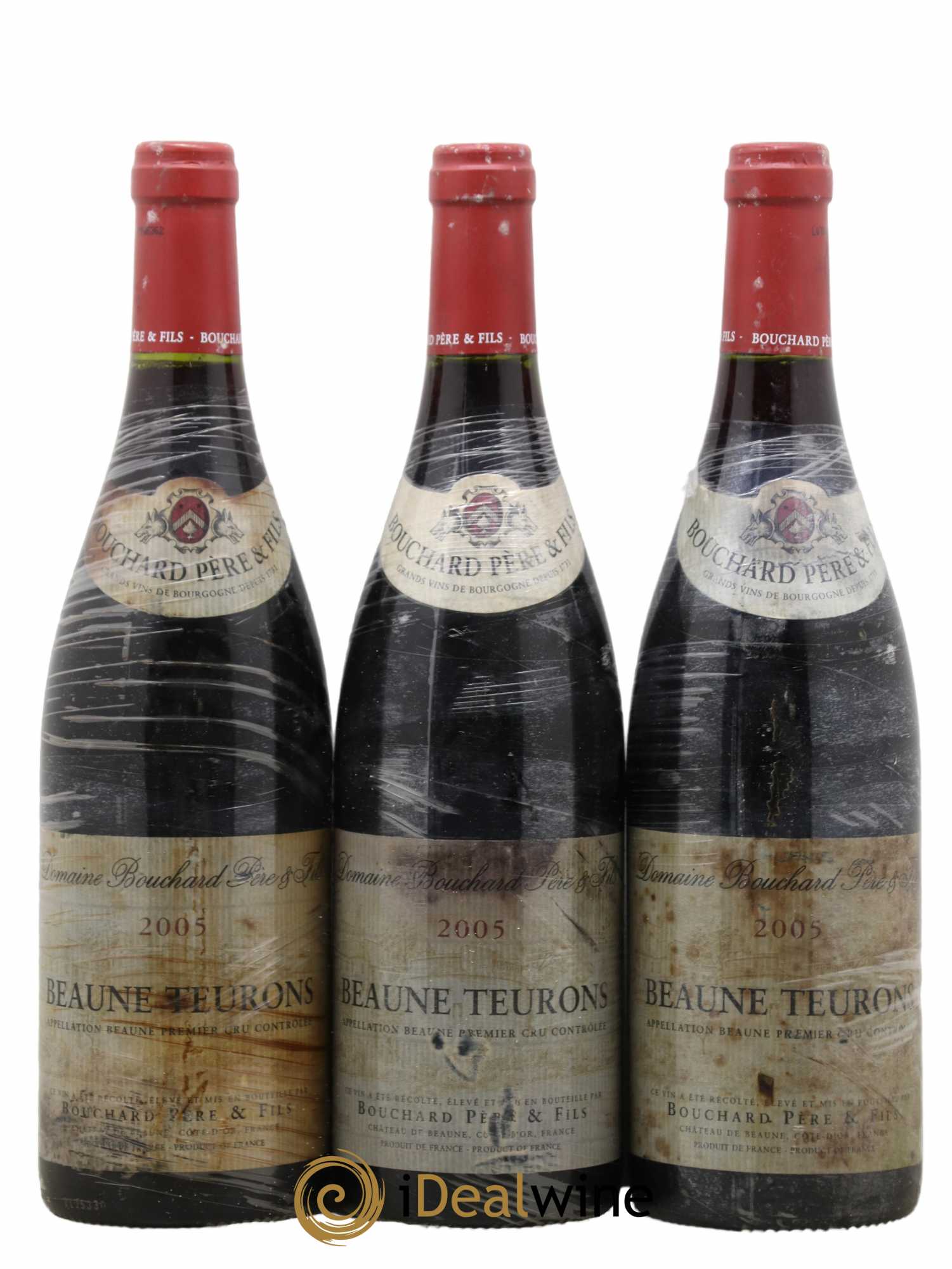 Beaune 1er Cru Teurons Bouchard Père & Fils 2005 - Lot de 3 bouteilles - 0