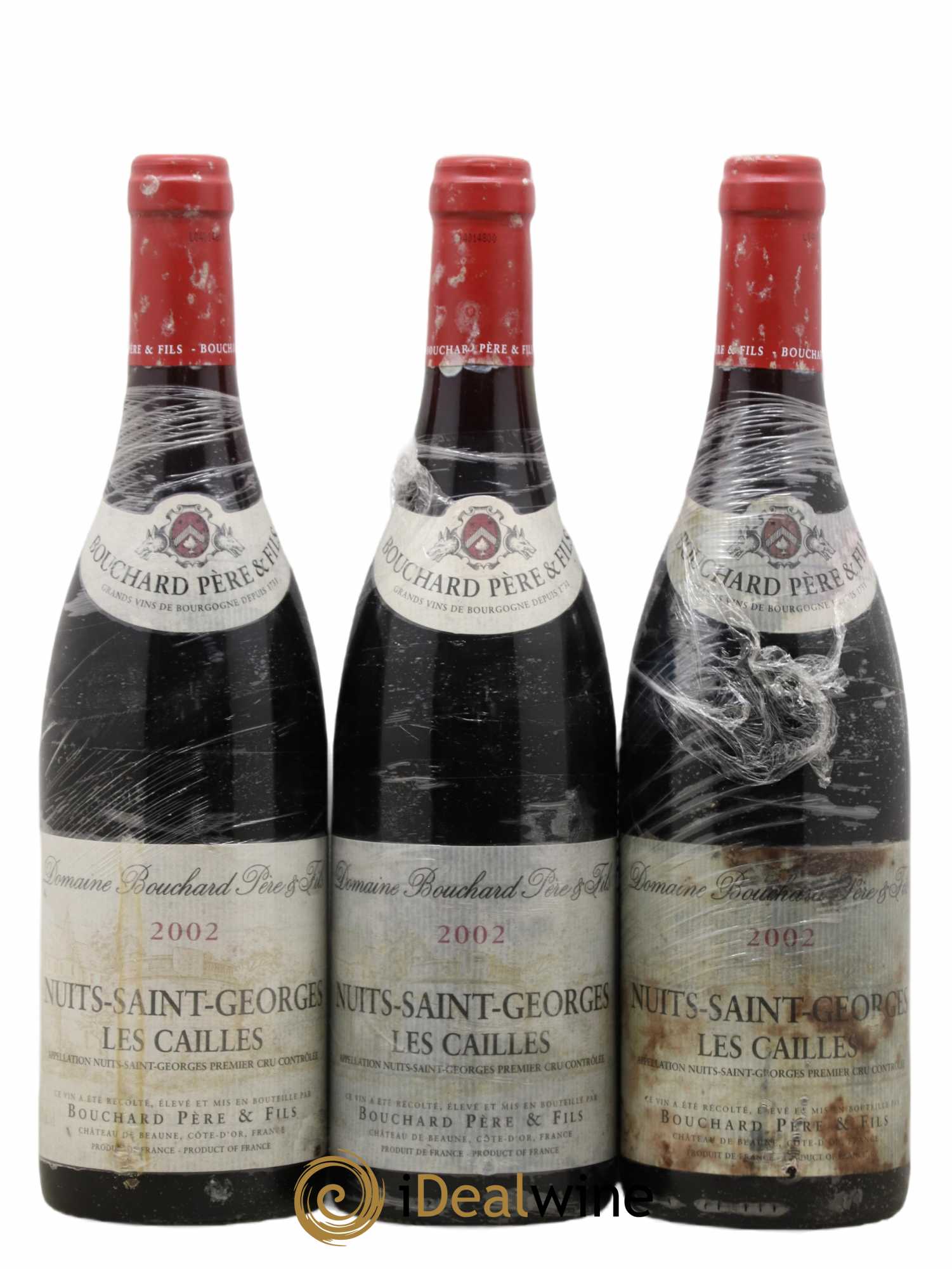 Nuits-Saint-Georges 1er Cru Les Cailles Bouchard Père & Fils 2002 - Lot de 3 bouteilles - 0