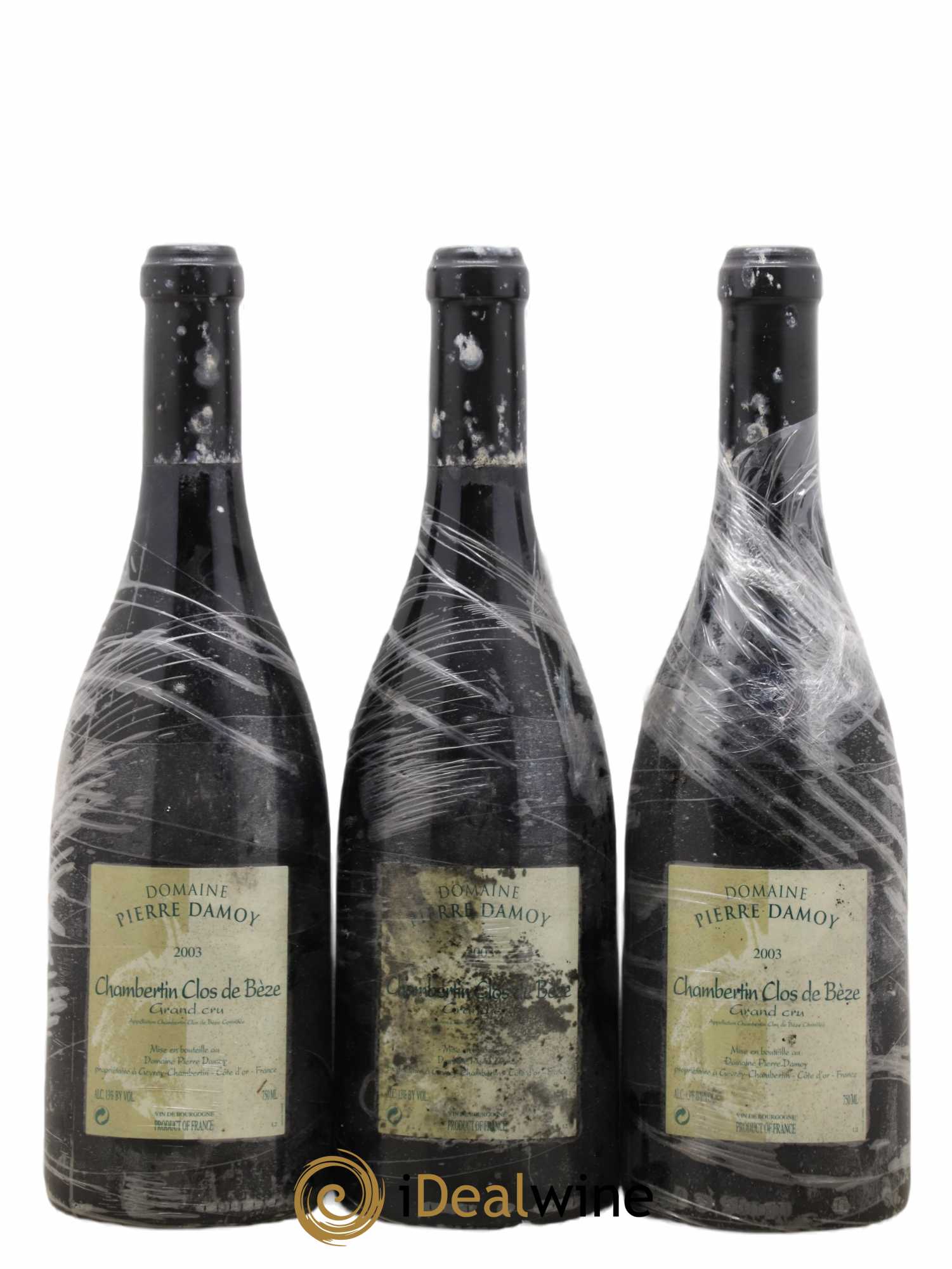 Chambertin Clos de Bèze Grand Cru Pierre Damoy 2003 - Lot de 3 bouteilles - 0