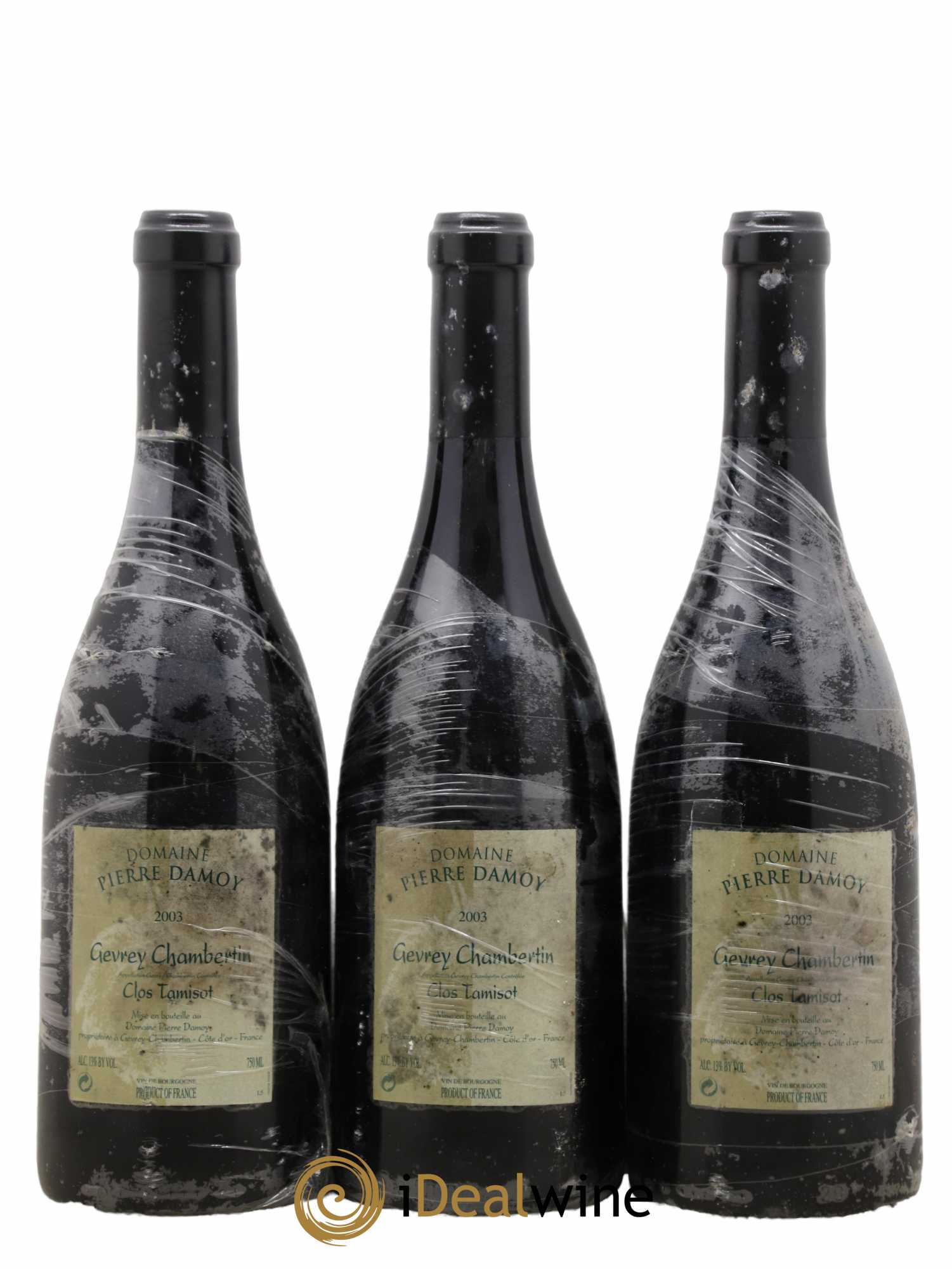 Gevrey-Chambertin Clos Tamisot Pierre Damoy 2003 - Lot de 3 bouteilles - 0