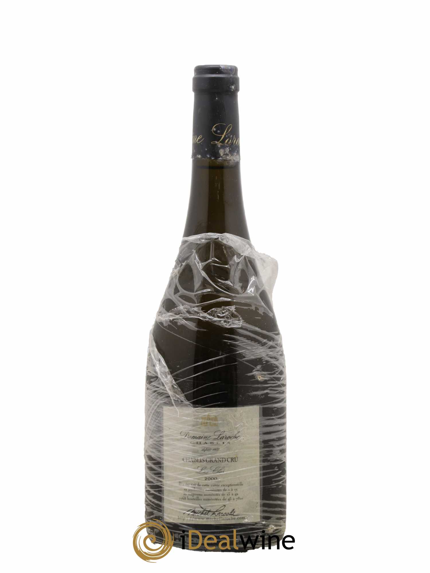 Chablis Grand Cru Les Clos Domaine Laroche 2000 - Lot de 1 bouteille - 1