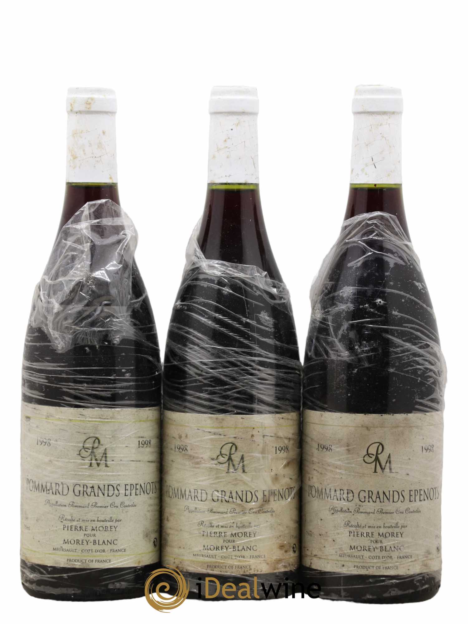 Pommard 1er Cru Grands Epenots Pierre Morey (Domaine) 1998 - Lot de 3 bouteilles - 0