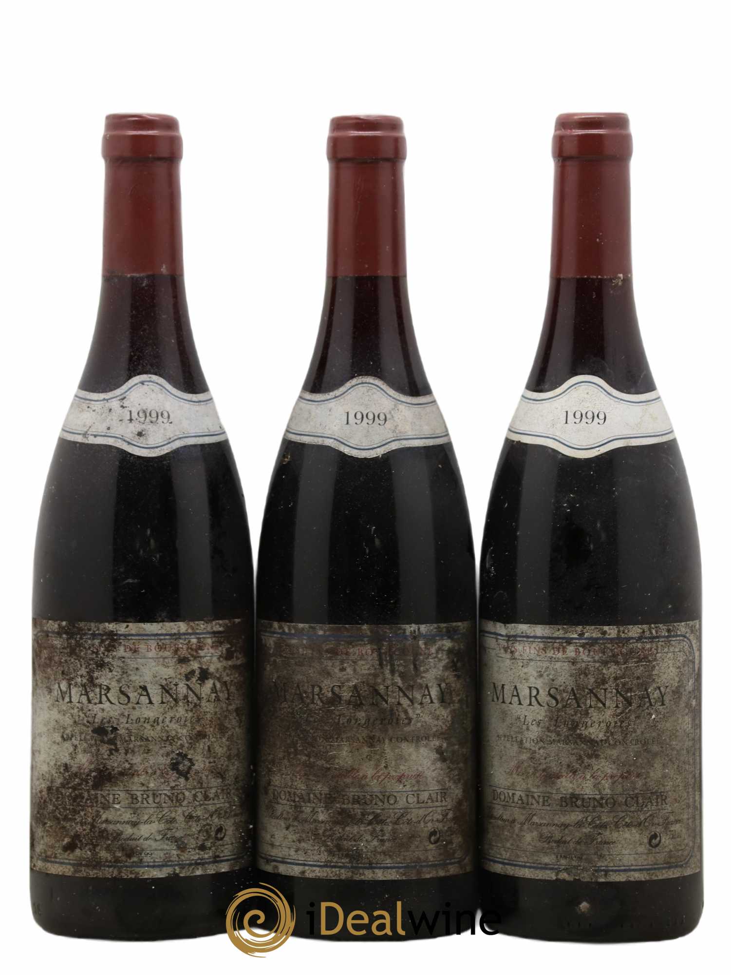 Marsannay Les Longeroies Bruno Clair (Domaine) 1999 - Lot de 3 bouteilles - 0