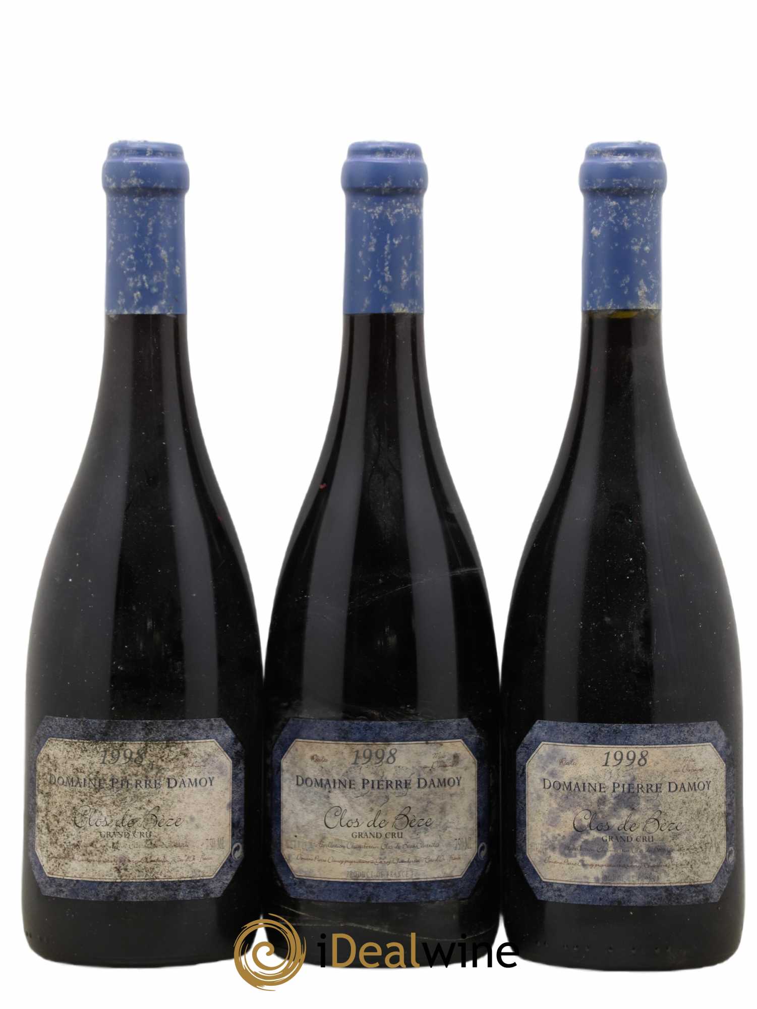 Chambertin Clos de Bèze Grand Cru Pierre Damoy 1998 - Lot de 3 bouteilles - 0